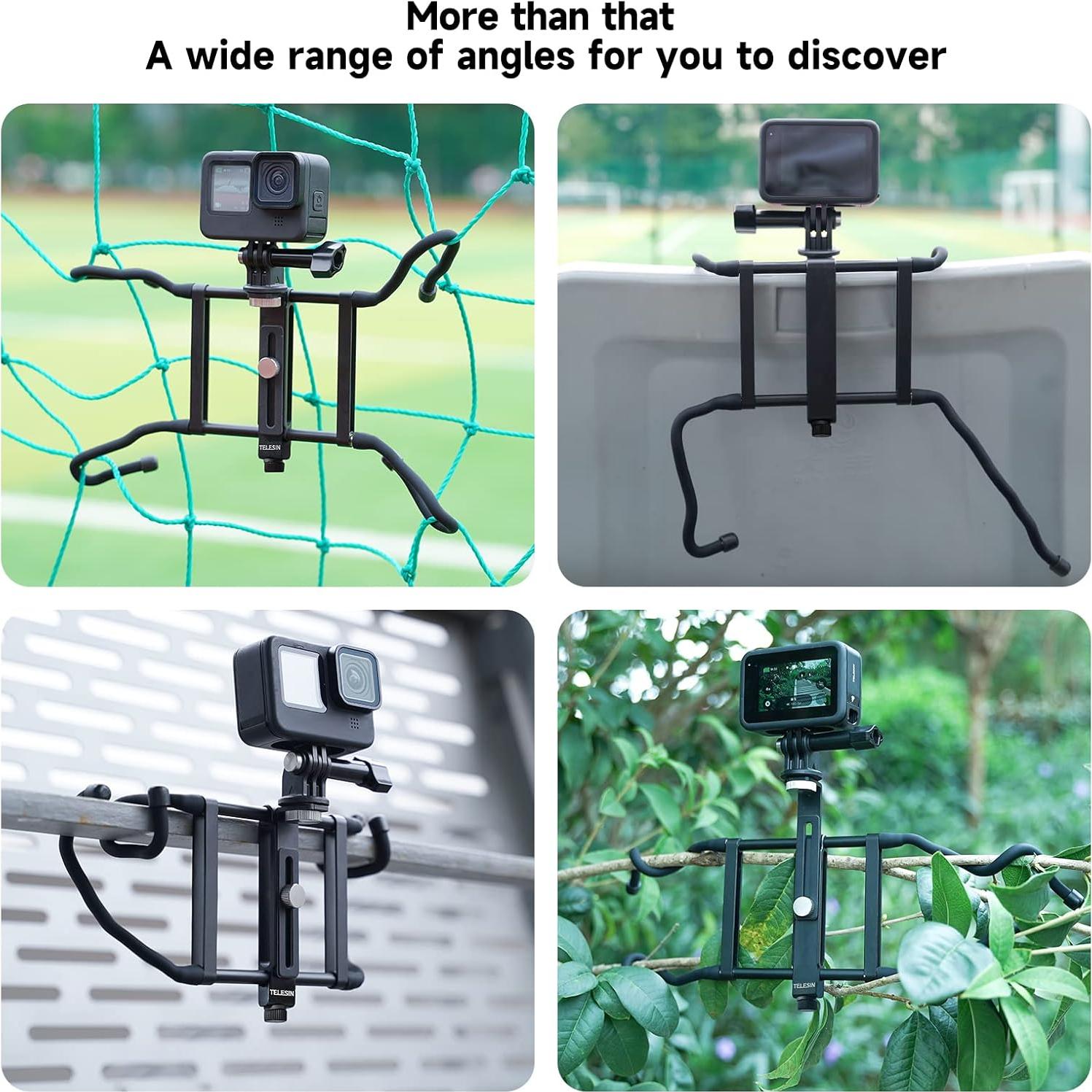 Soporte Ajustable para Teléfono TELESIN con Clip para Cámara