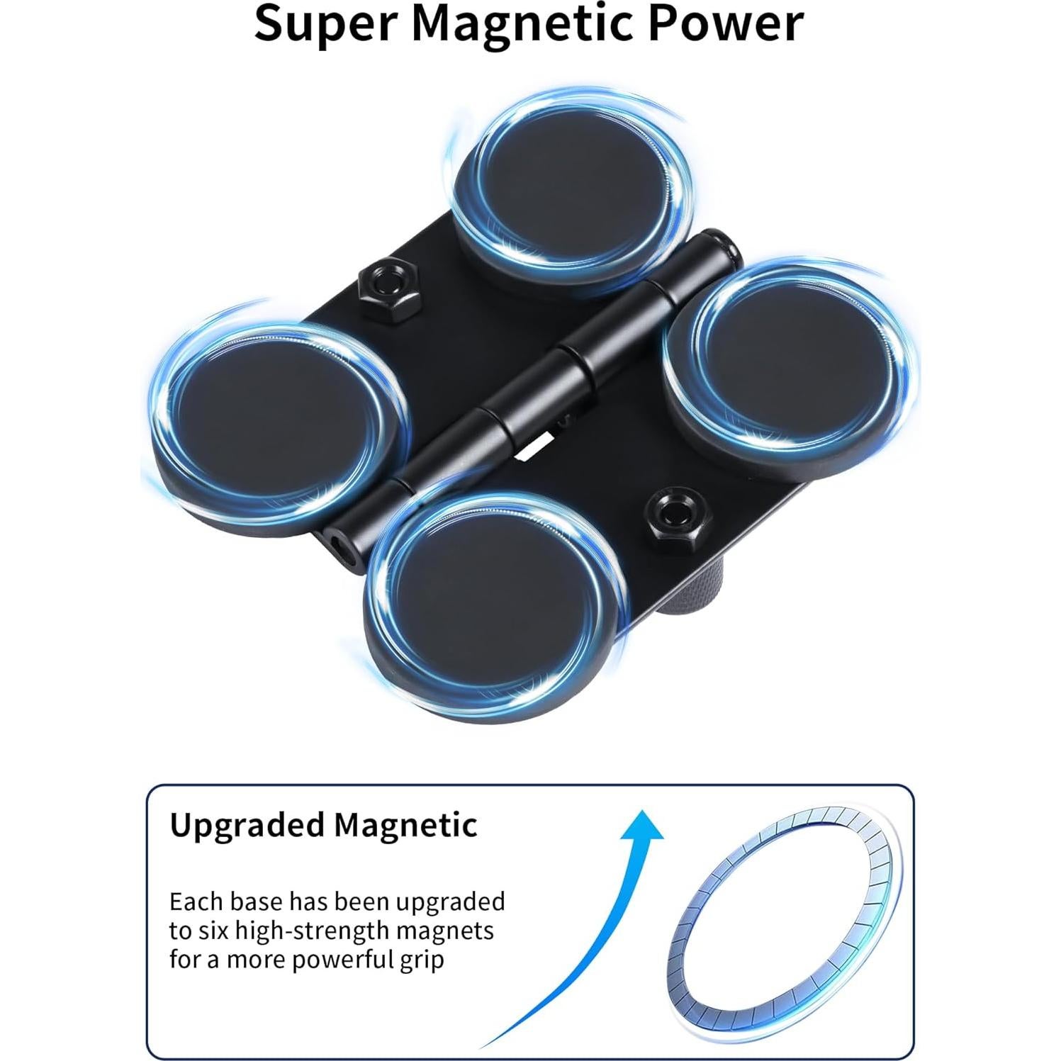 Kit de Montaje Magnético Selens para Valla - Soporte para Mevo, Gopro, iPhone