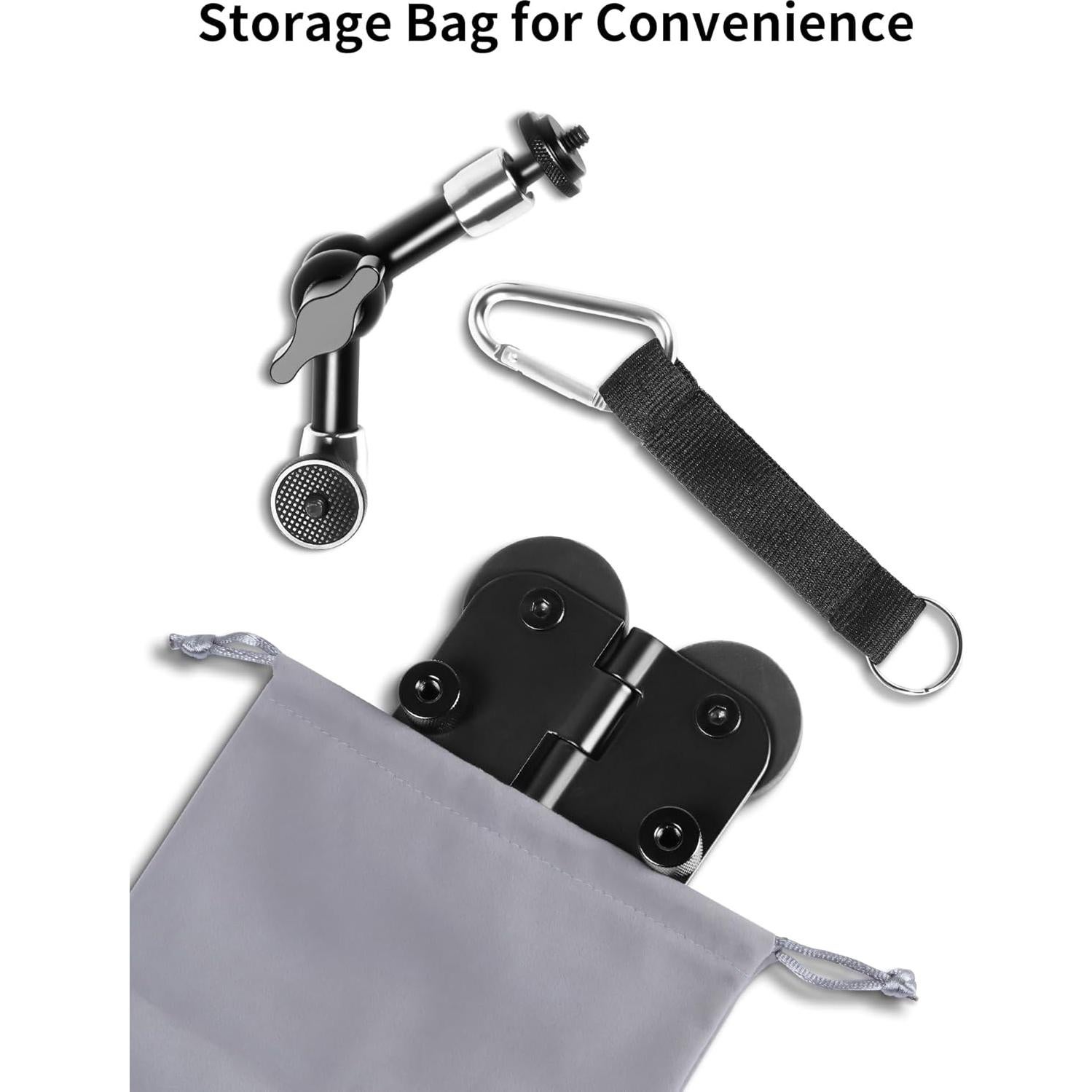 Kit de Montaje Magnético Selens para Valla - Soporte para Mevo, Gopro, iPhone