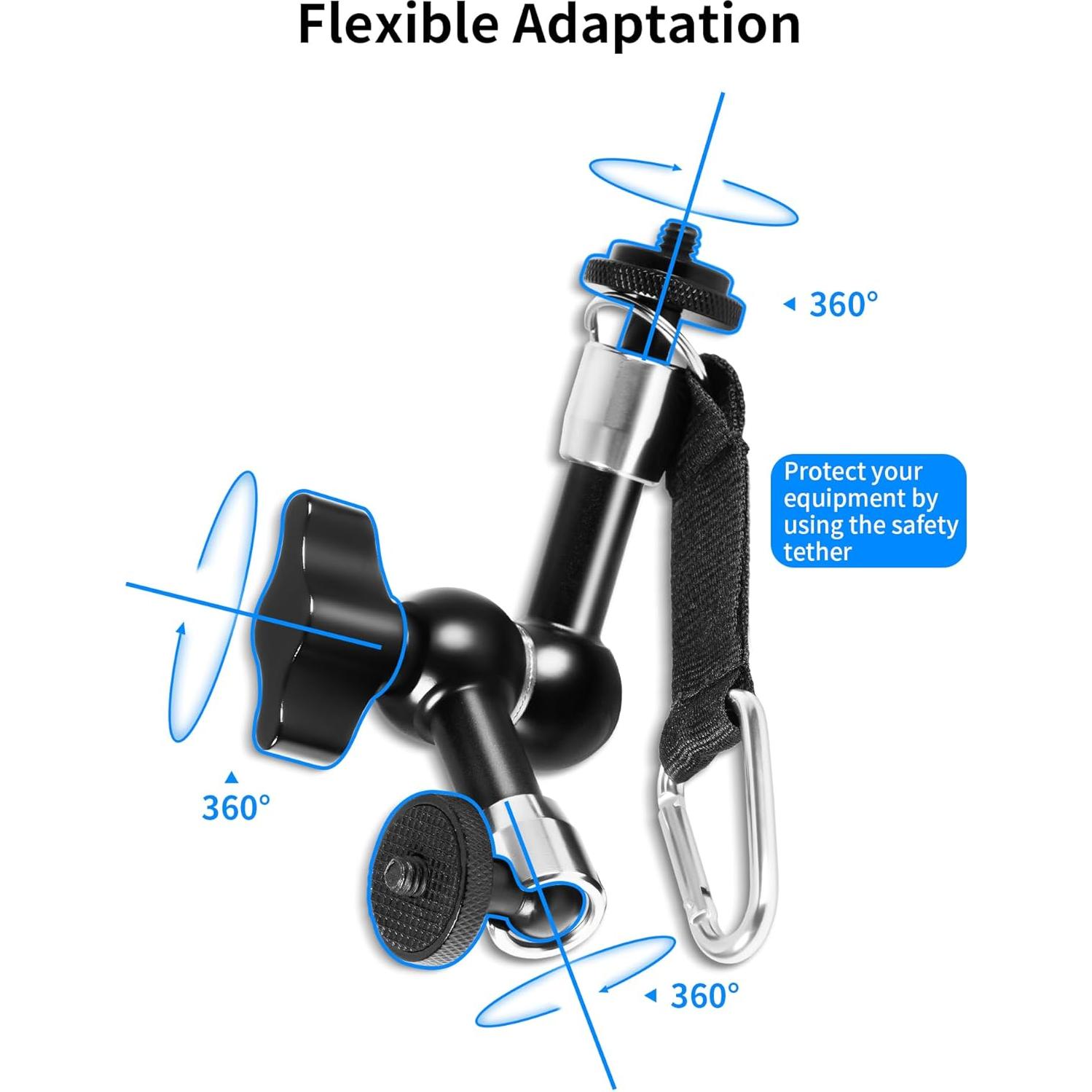 Kit de Montaje Magnético Selens para Valla - Soporte para Mevo, Gopro, iPhone