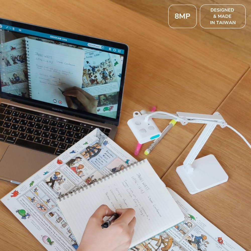 Cámara Documental USB OKIOCAM S2-4K 8MP Ultra HD para Aulas