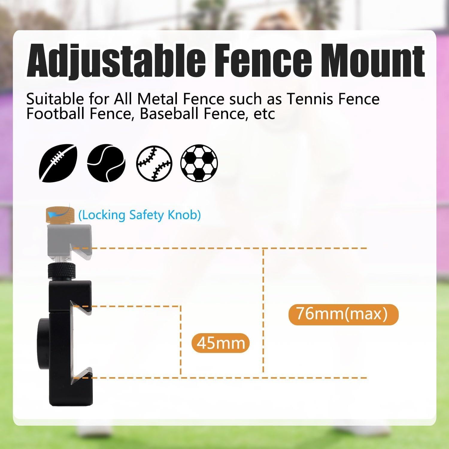 Kit de Montaje en Cerca de Aluminio HAFOKO para Cámaras