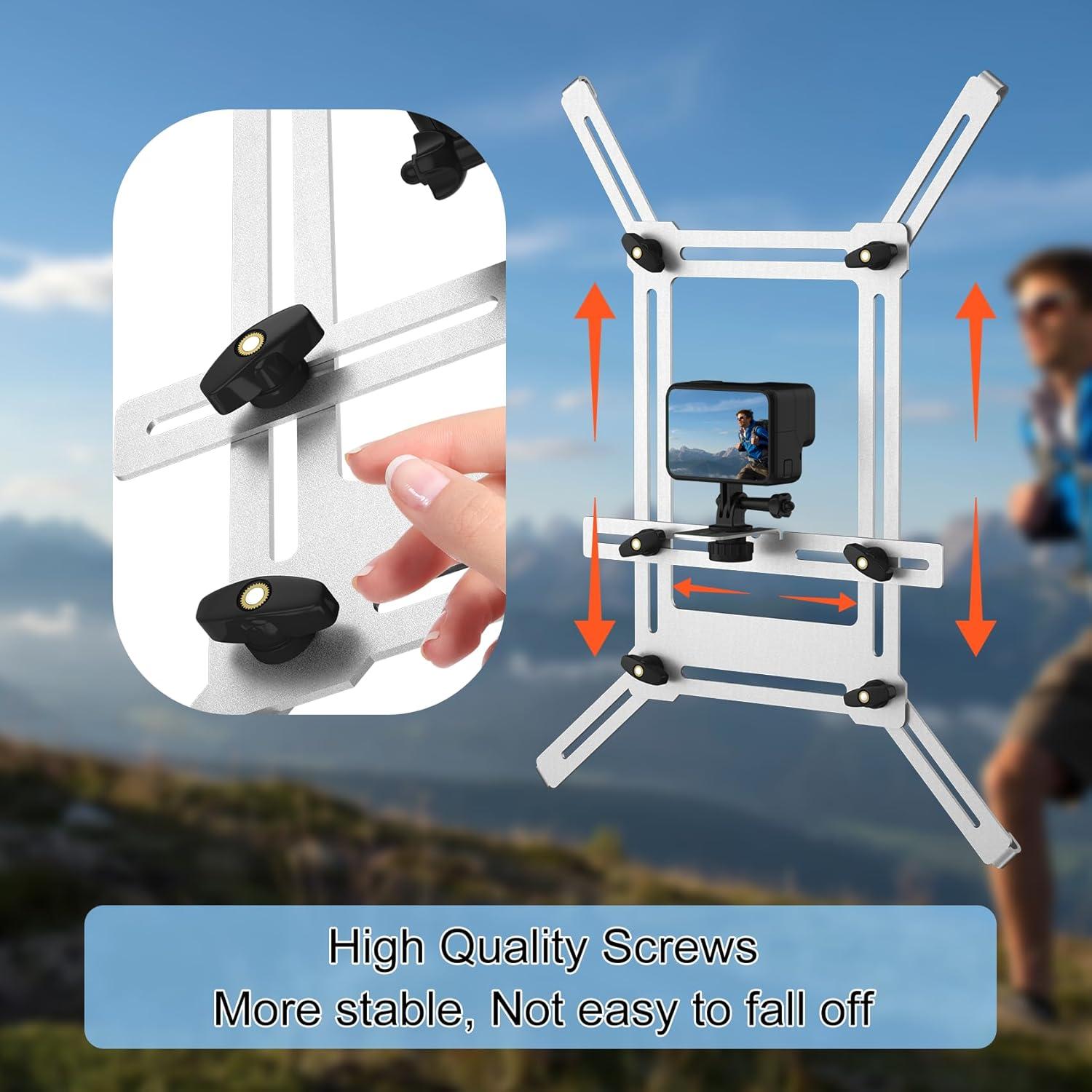 Soporte Ajustable 360° para GoPro y Smartphones Gitaobac