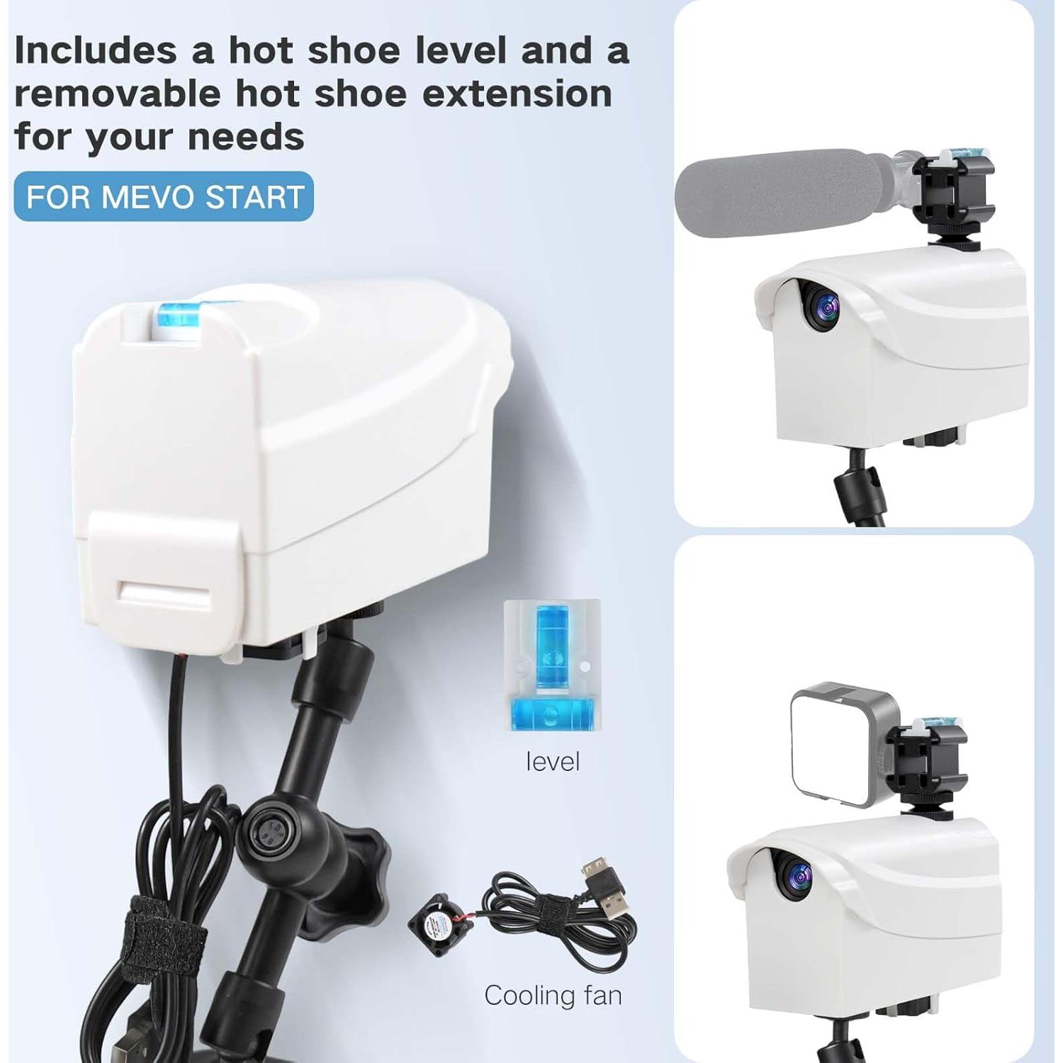 Kit de Montaje Magnético para Cerca Mevo Start con Cubierta de Sombra