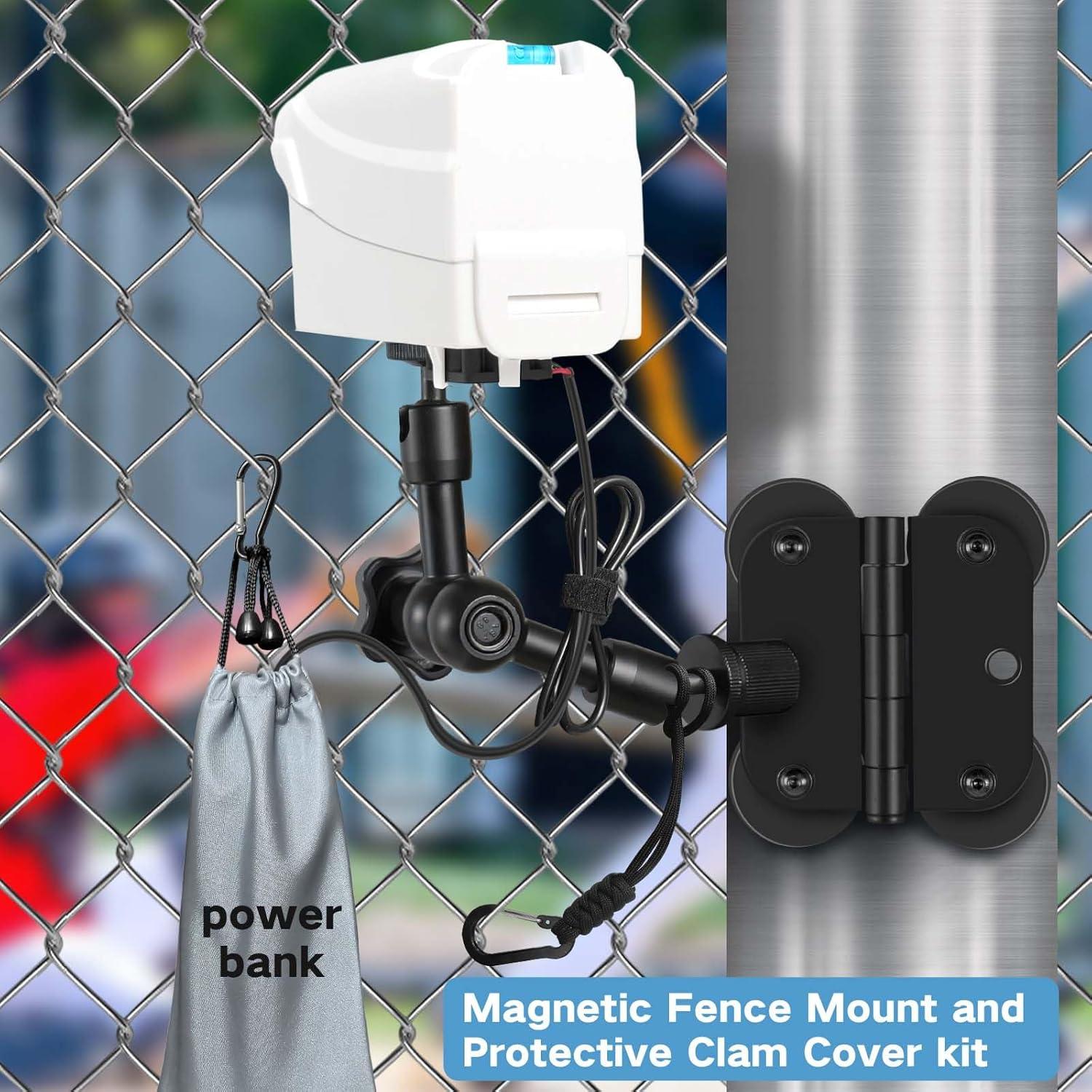 Kit de Montaje Magnético para Cerca Mevo Start con Cubierta de Sombra