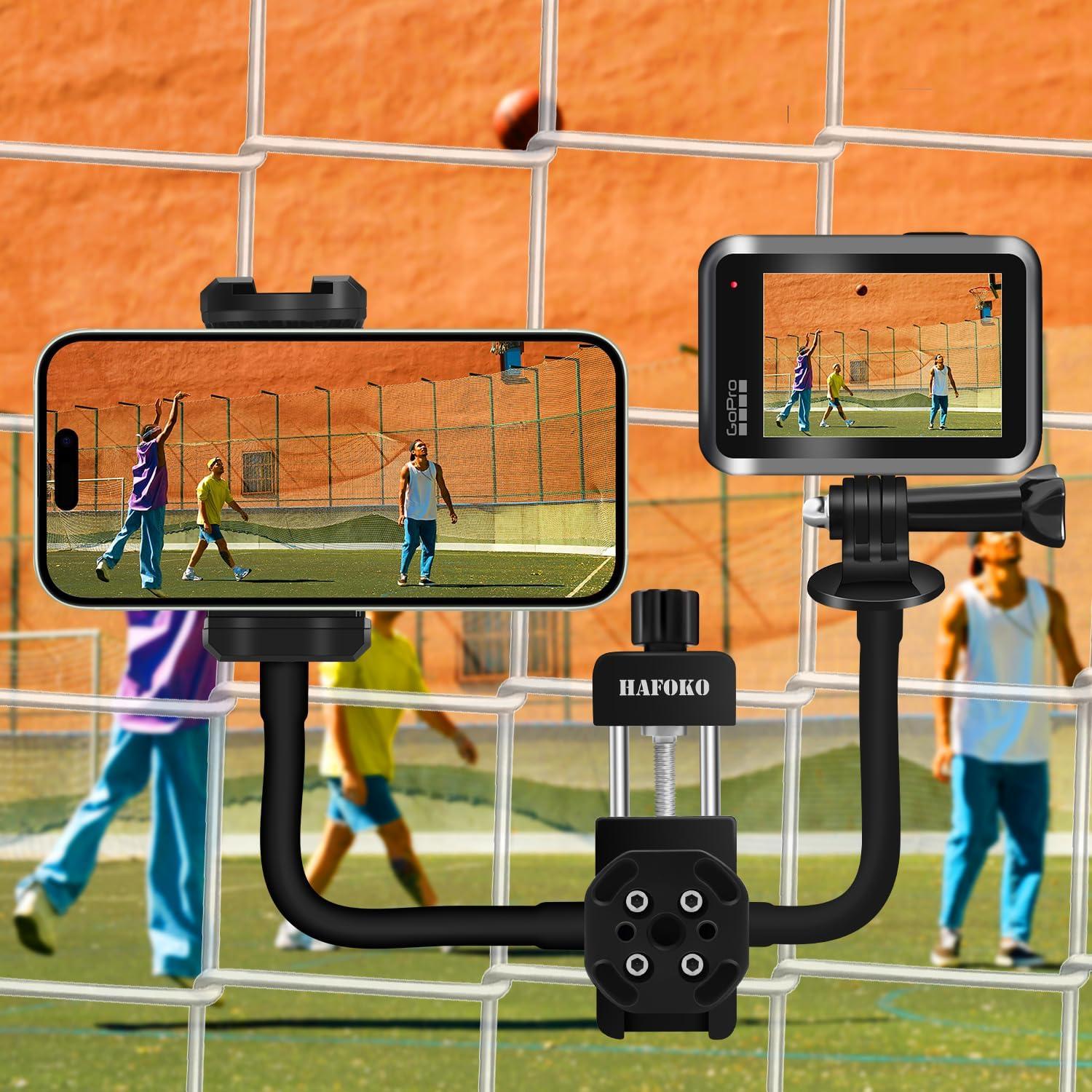 Soporte de cerca HAFOKO para Gopro y Smartphone - Kit dual