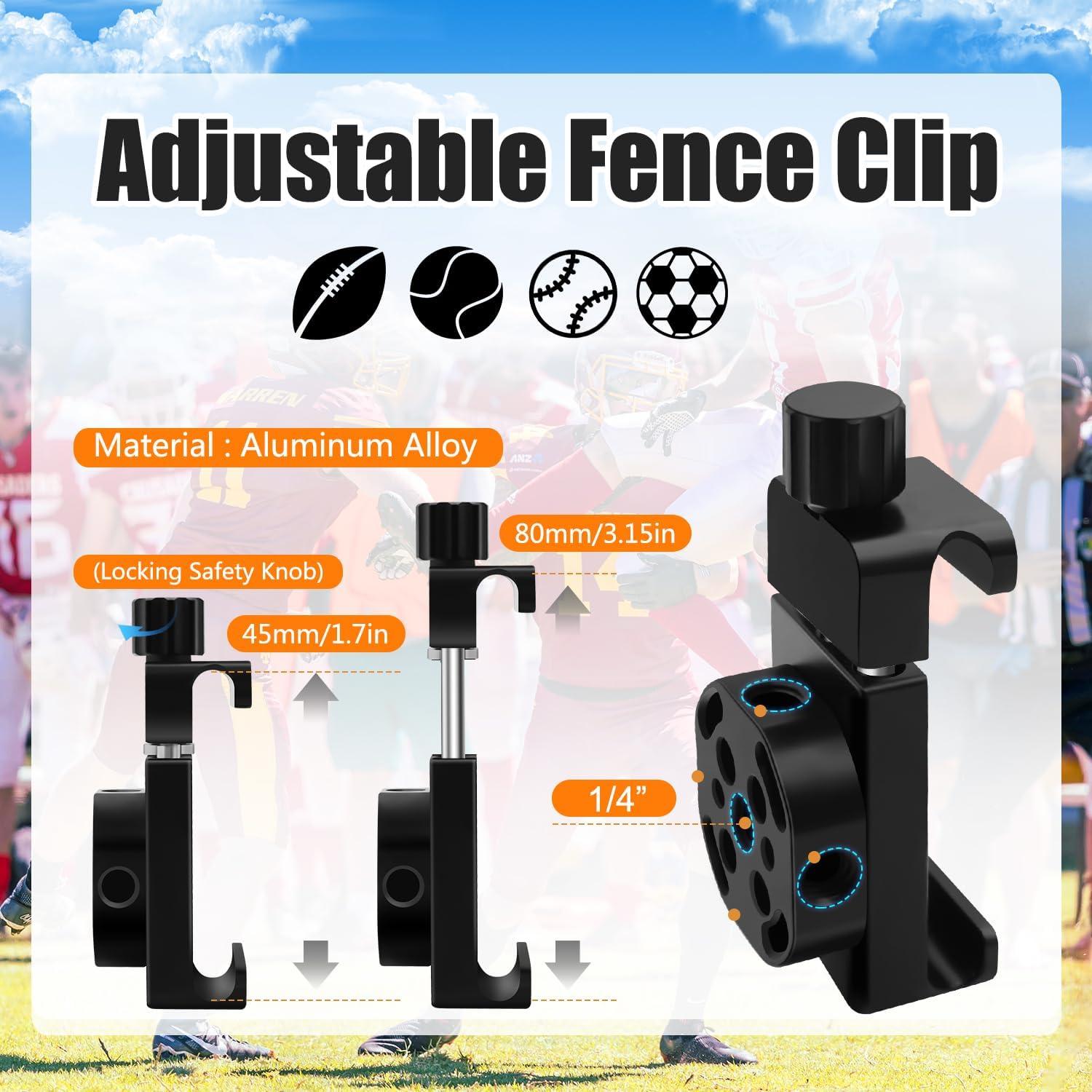 Soporte de cerca HAFOKO para Gopro y Smartphone - Kit dual