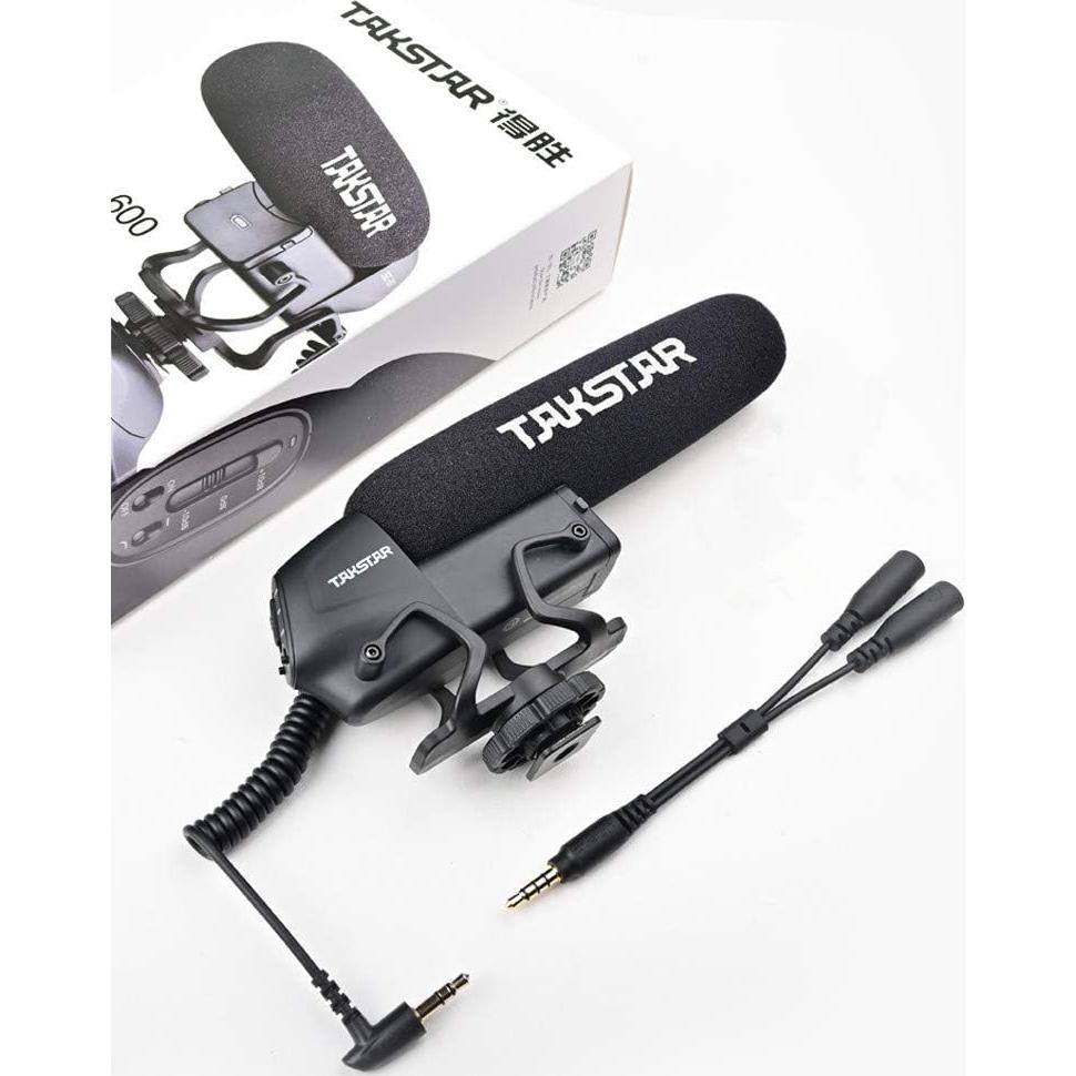 Micrófono Shotgun TAKSTAR SGC-600 para Cámara y Smartphone
