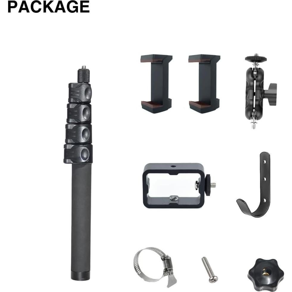 Montaje de Cerca Fotoleey para Teléfono y Cámara - Soporte Extensible 1m