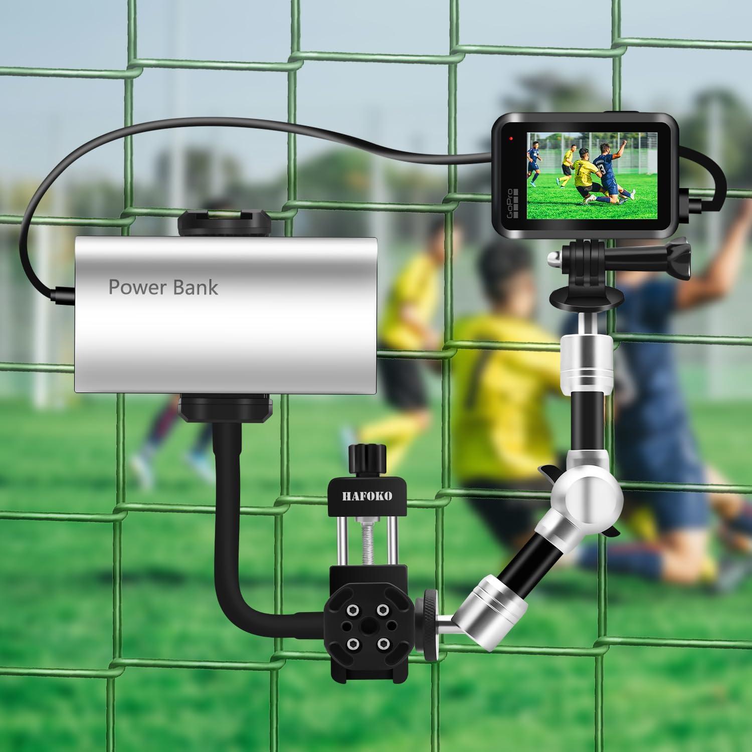 Soporte de Cerca Doble WEWOGA para Teléfono y Cámara - Béisbol, Tenis