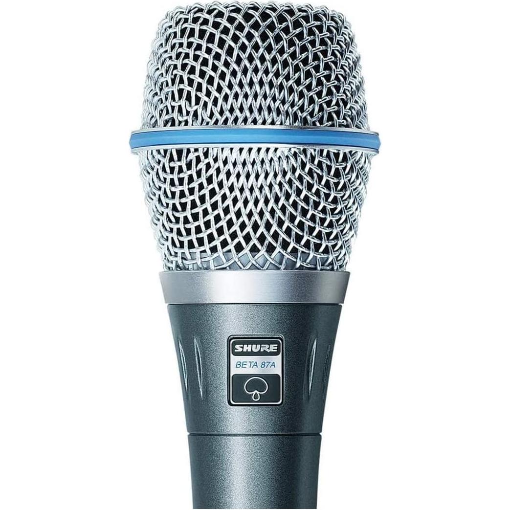 Micrófono Vocal Shure BETA 87A Supercardioide con Filtro Antipop