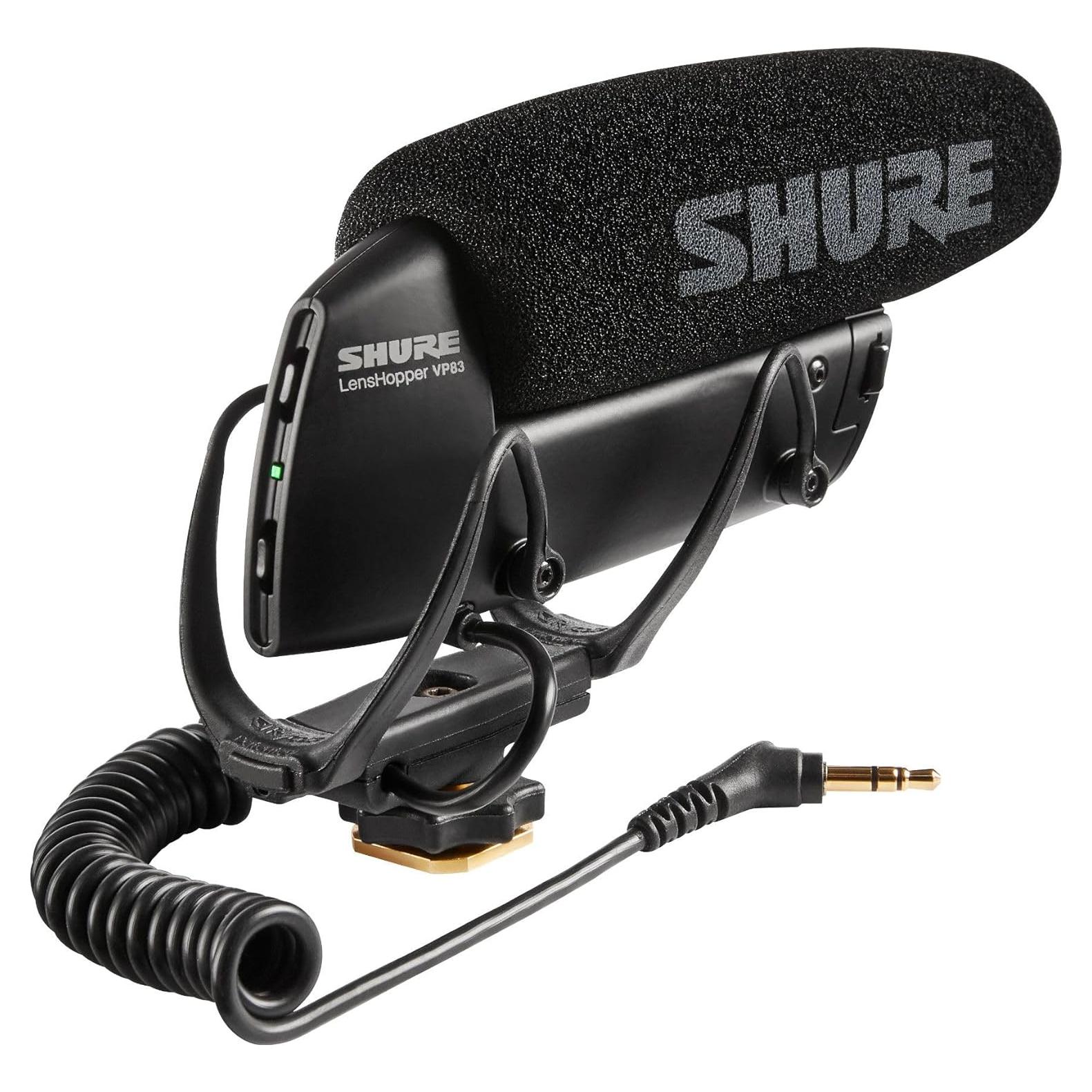 Micrófono de Condensador Shure VP83 LensHopper para Cámara DSLR