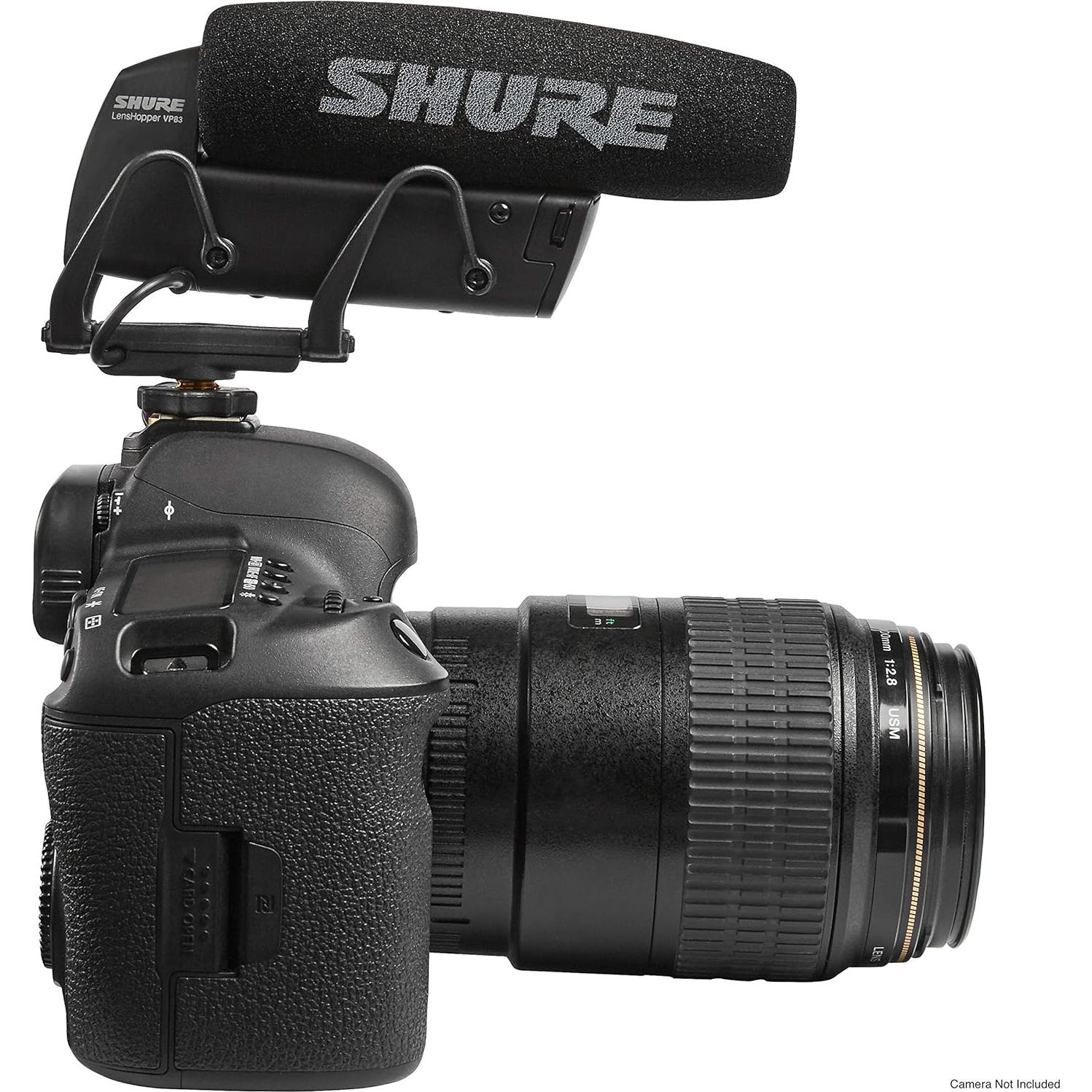 Micrófono de Condensador Shure VP83 LensHopper para Cámara DSLR