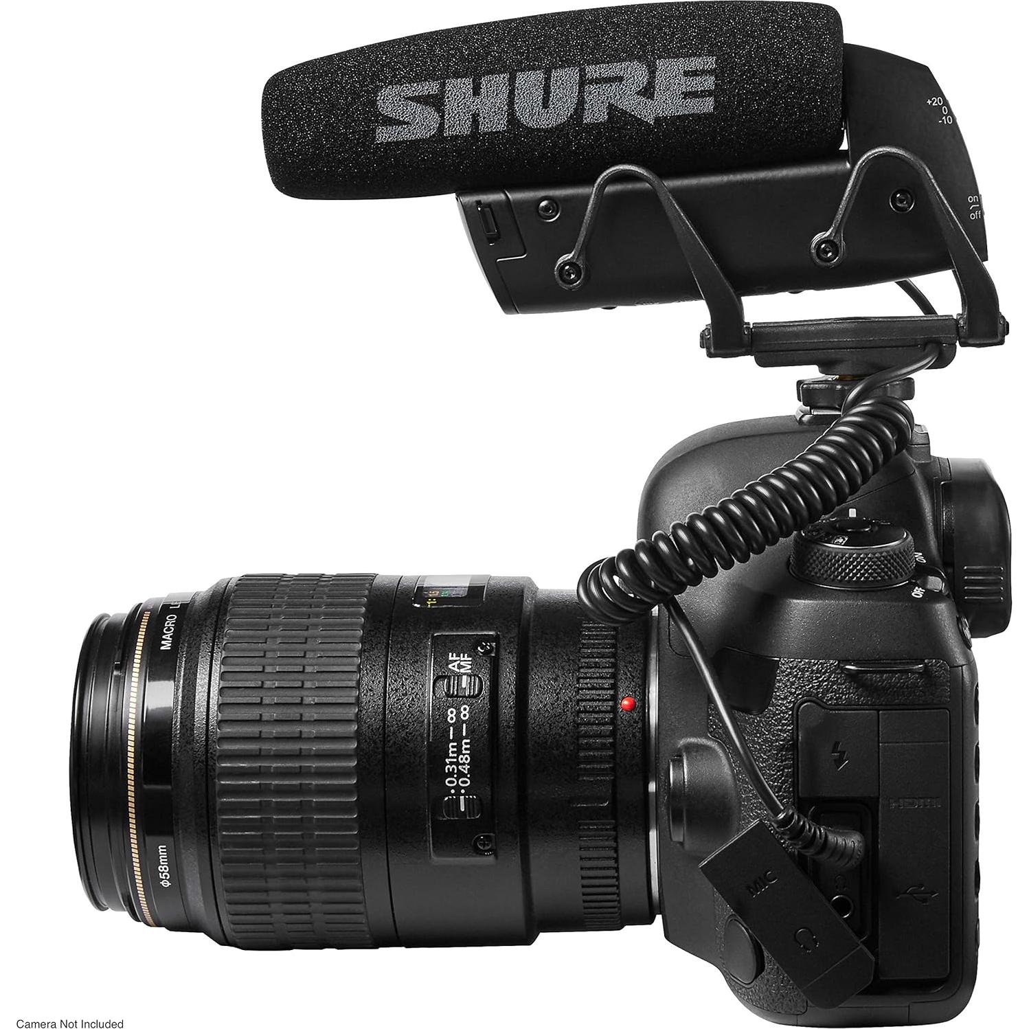 Micrófono de Condensador Shure VP83 LensHopper para Cámara DSLR