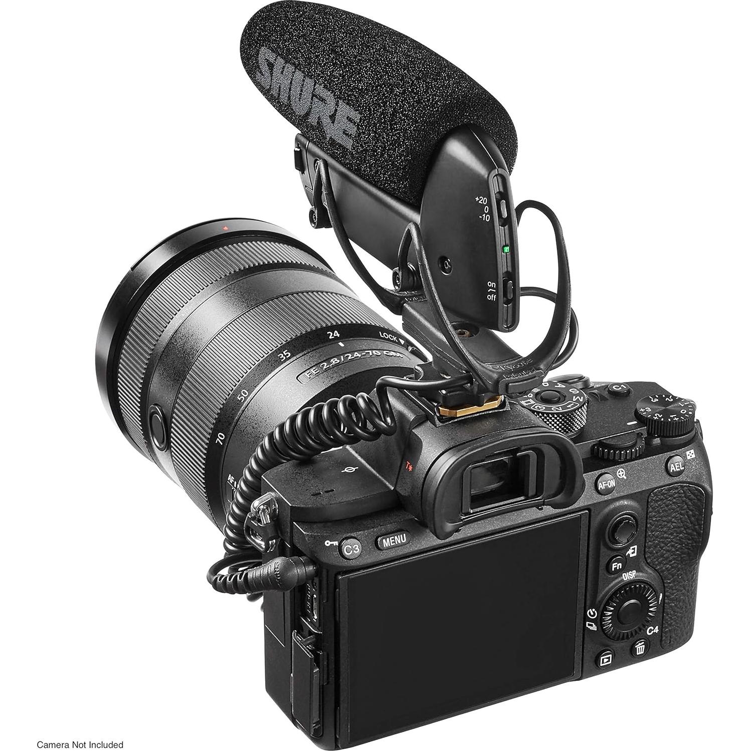 Micrófono de Condensador Shure VP83 LensHopper para Cámara DSLR