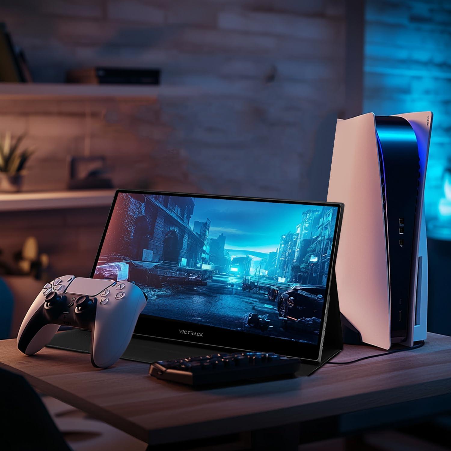 Monitor Portátil 4K Victrack 13.3" UHD para Juegos