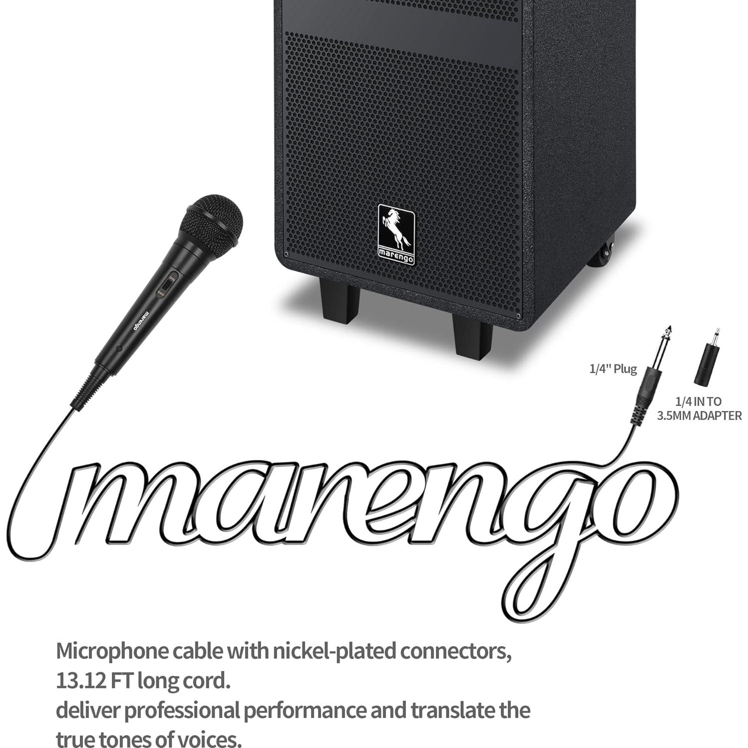 Micrófono de Mano Marengo MWH78 Cardioide 4m con Interruptor