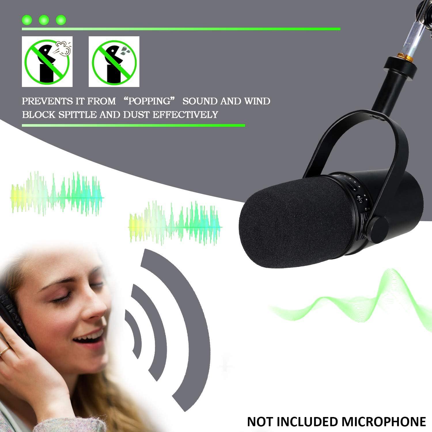 Brazo de Micrófono YOUSHARES para Shure MV7/MV7X/MV7+ con Filtro Anti-pop