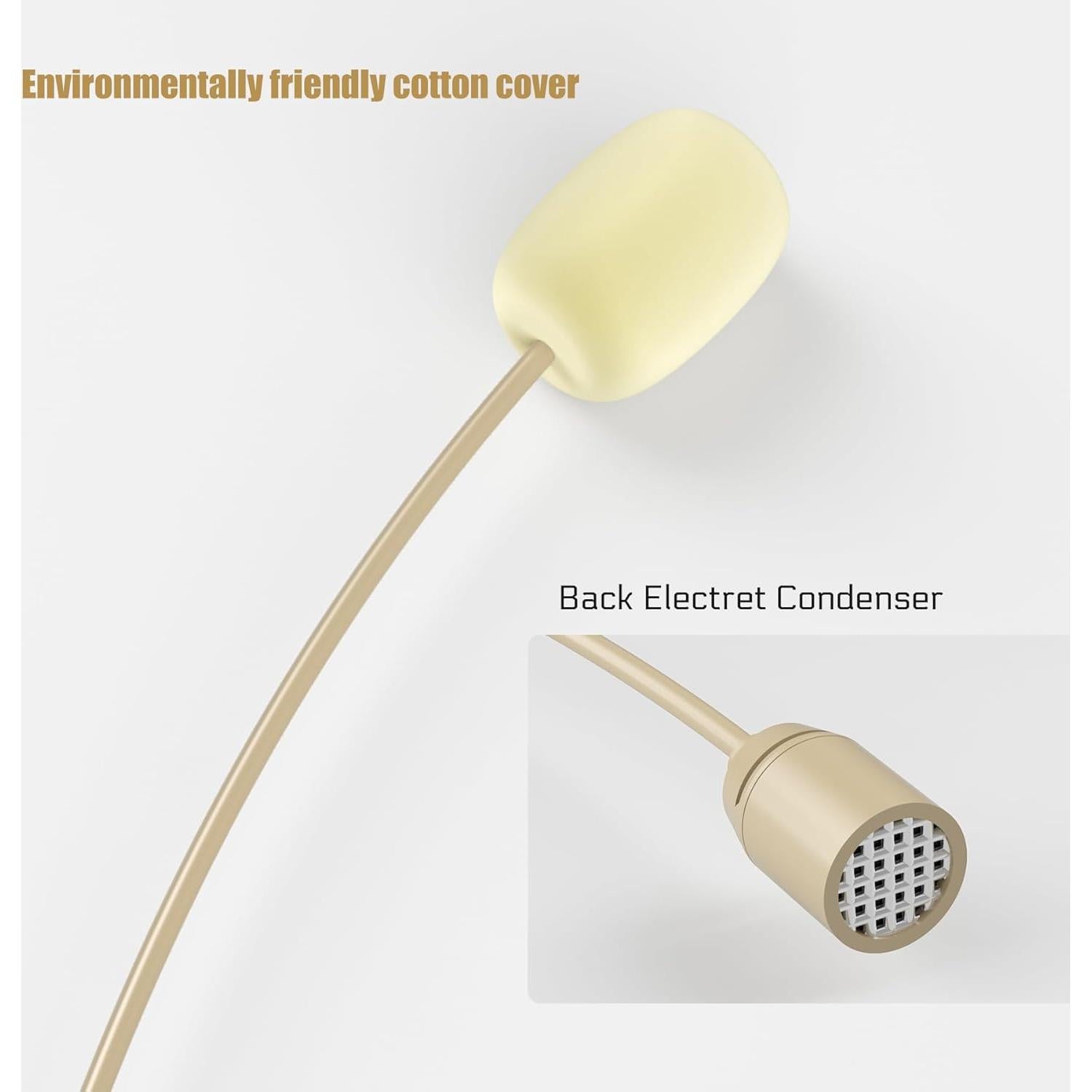 Micrófono de Auricular Dual Shure H22Q-D4 - Sonido Claro y Ligero