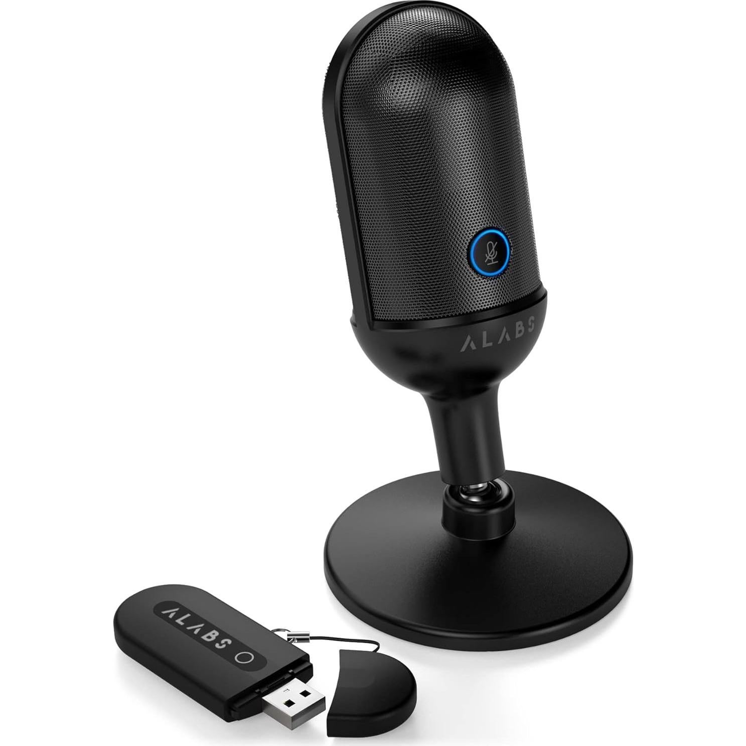 Micrófono Inalámbrico USB ALABS Cardioide para Podcast y Juegos