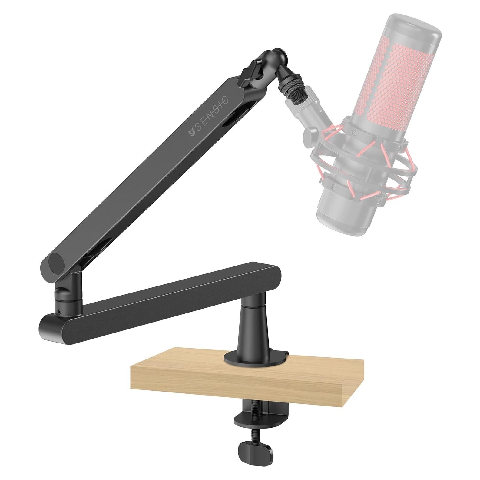 Brazo de Micrófono Sensic SA-30 LP Negro, Soporte 360°