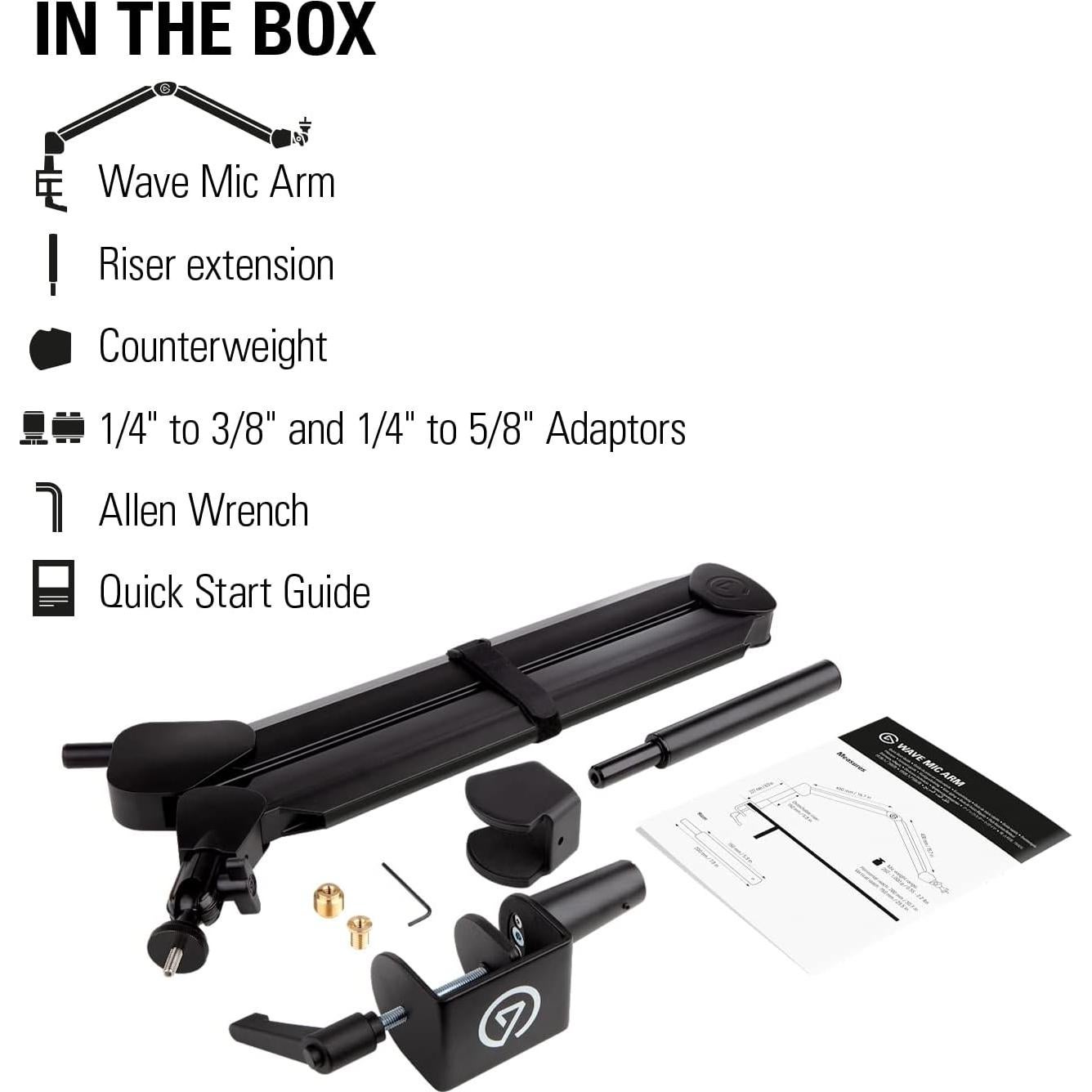 Brazo de transmisión Elgato Wave Mic Arm ajustable 780mm