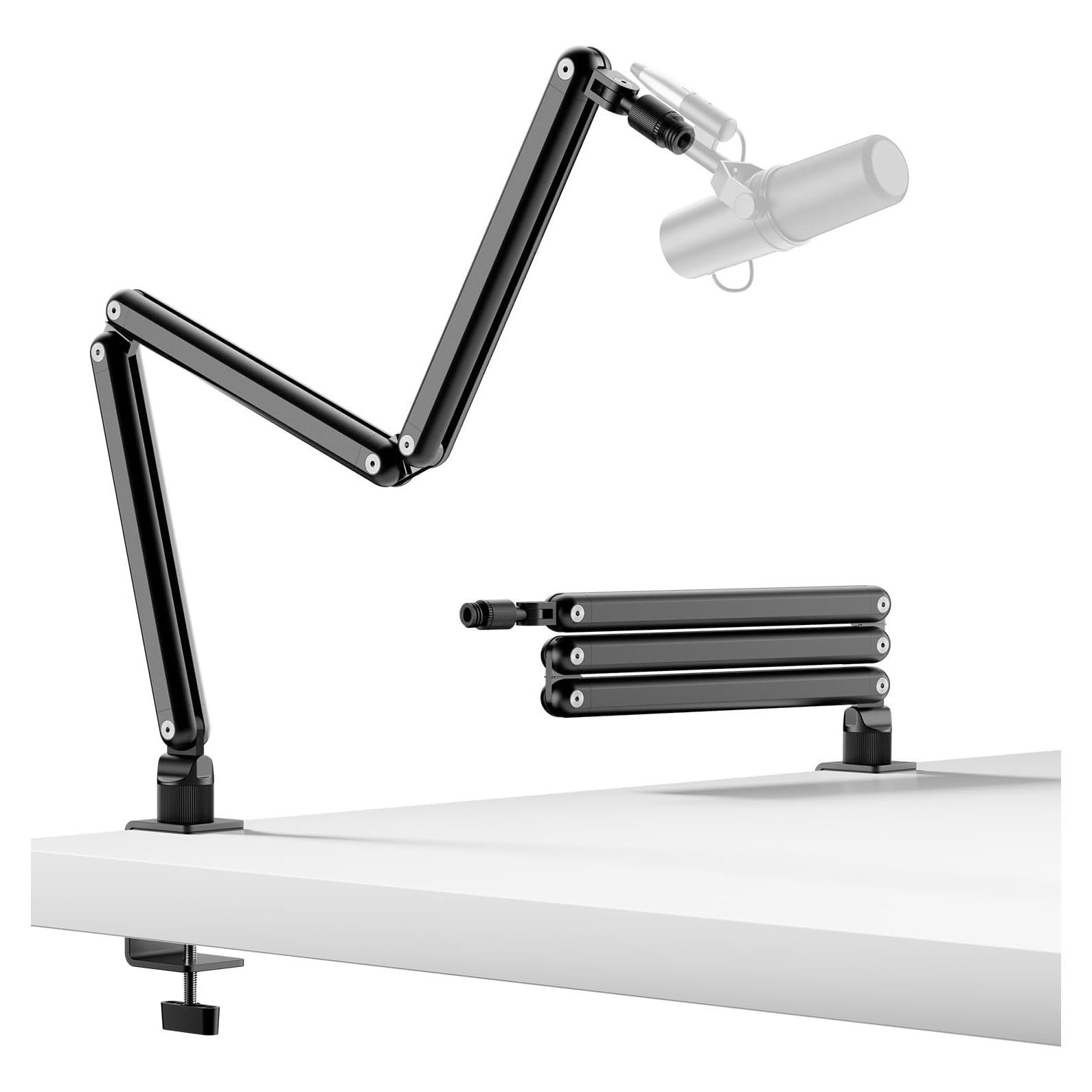 Brazo de Micrófono Todi TDMS02BKUS para Micrófonos Livianos