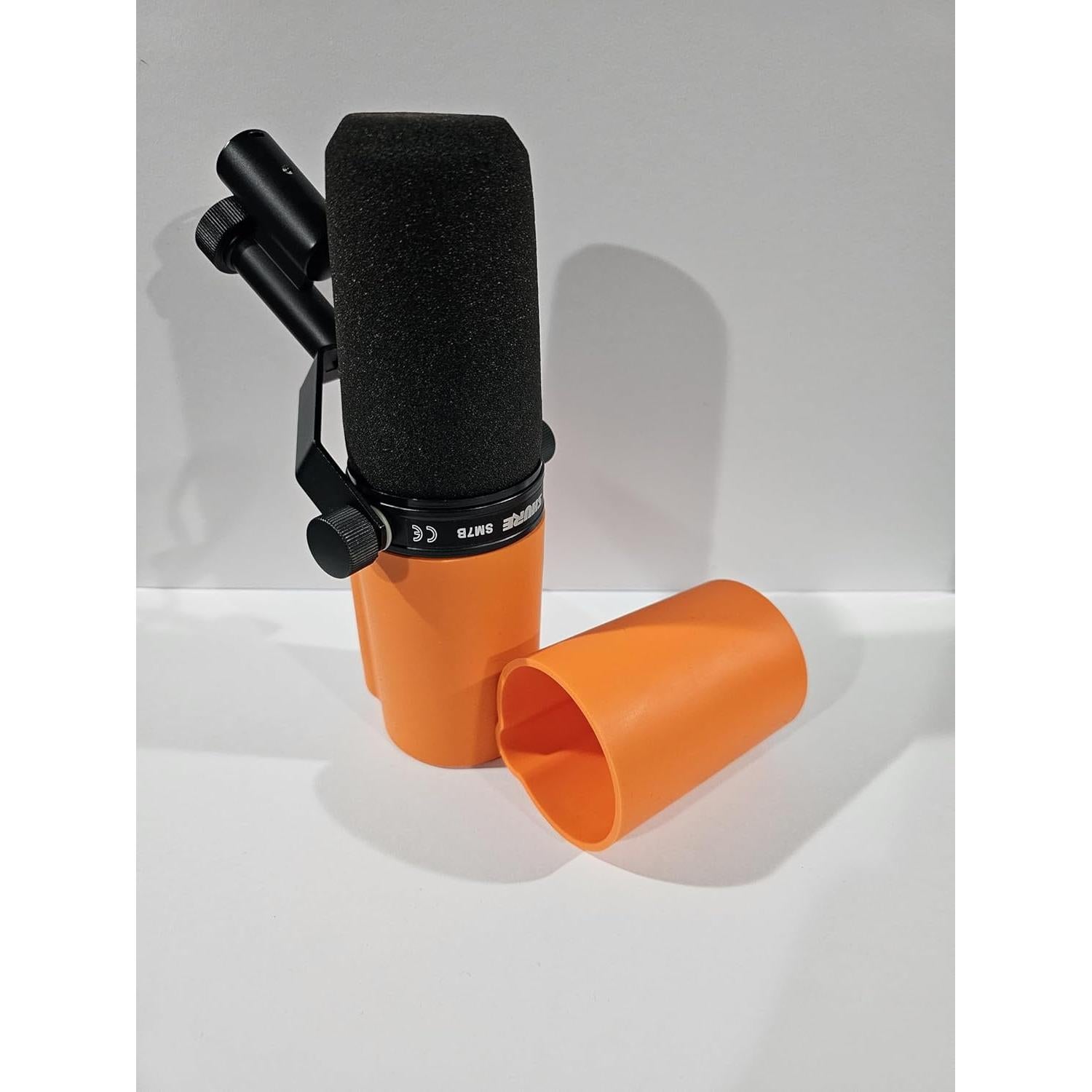 Cubierta de Micrófono Naranja Myc para Shure SM7B y SM7dB