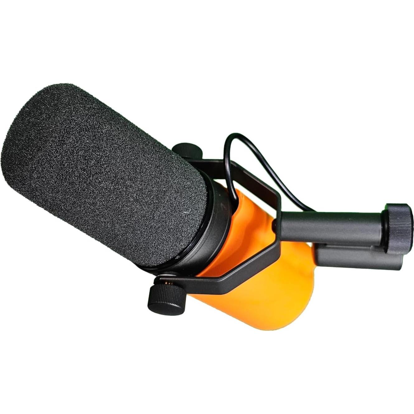 Cubierta de Micrófono Naranja Myc para Shure SM7B y SM7dB