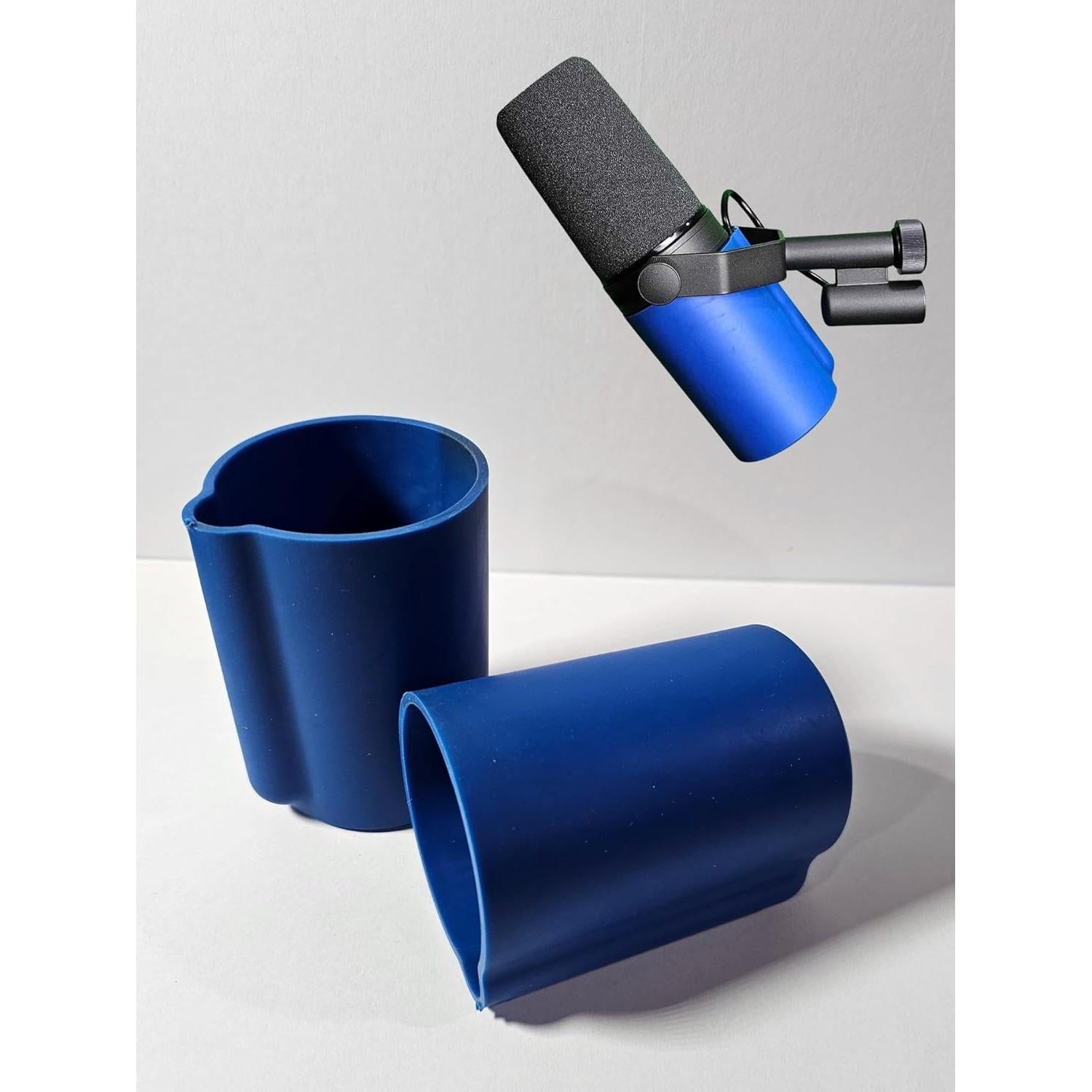 Cubierta de Micrófono Azul Myc para Shure SM7B y SM7dB
