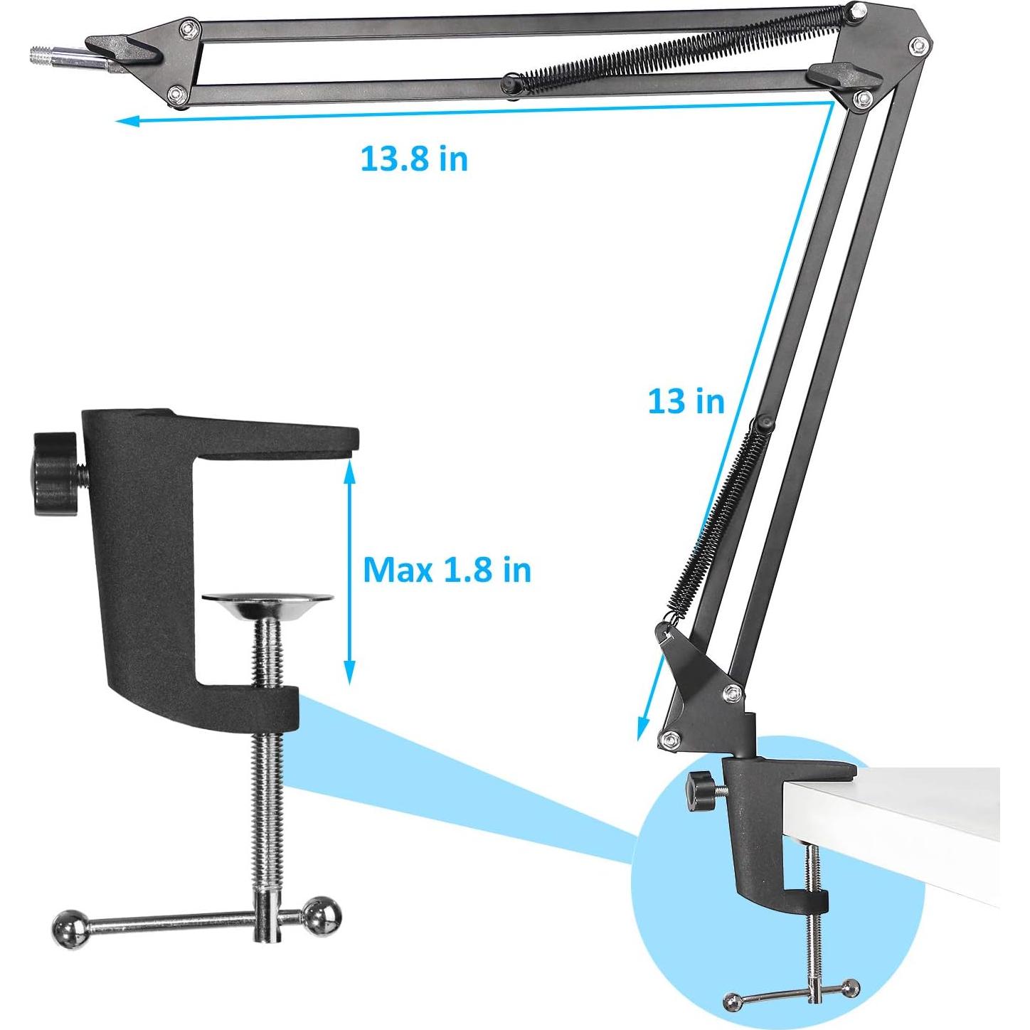 Brazo de Micrófono HyperX QuadCast S - Soporte Ajustable