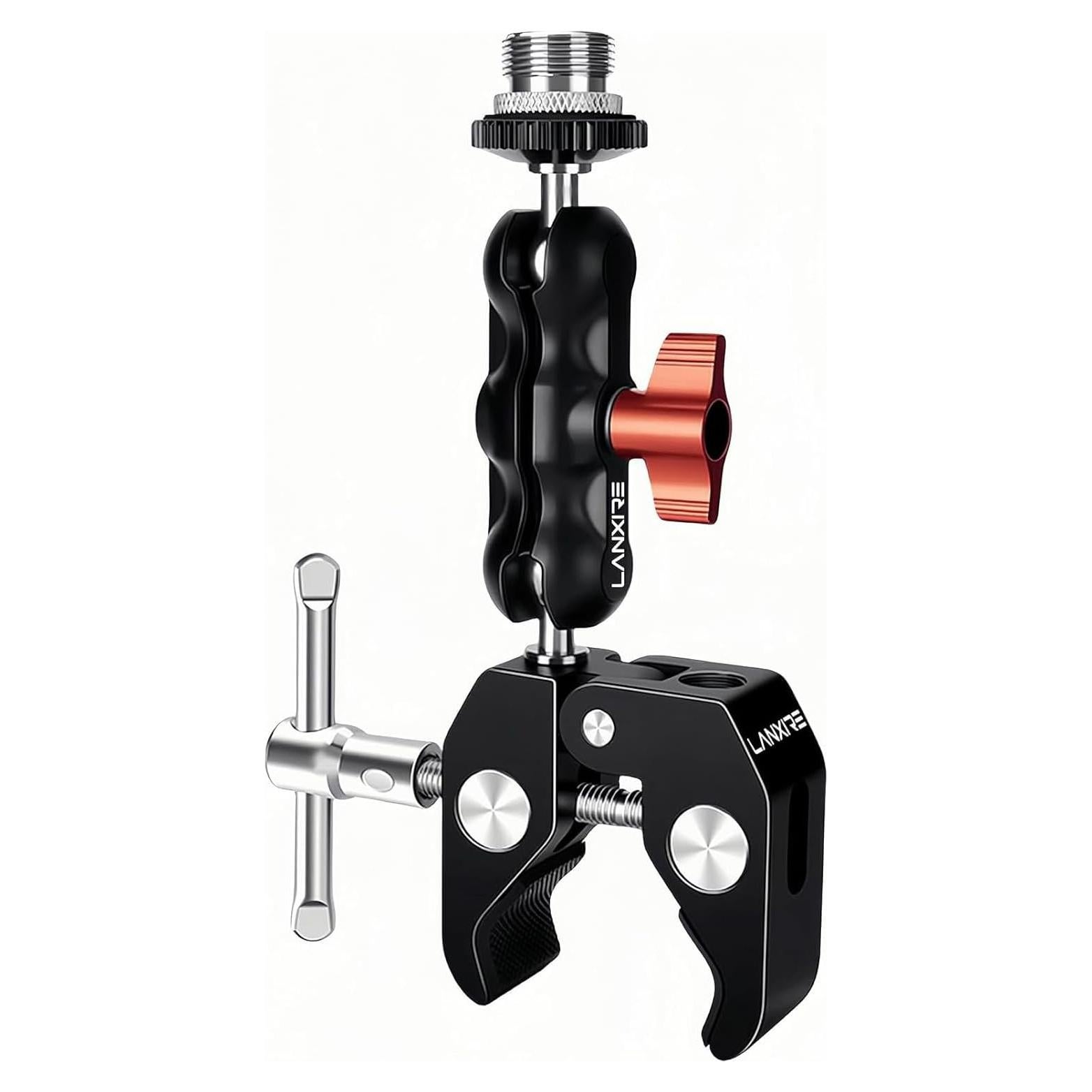 Soporte de Micrófono Lanxire con Adaptador 1/4" a 5/8"