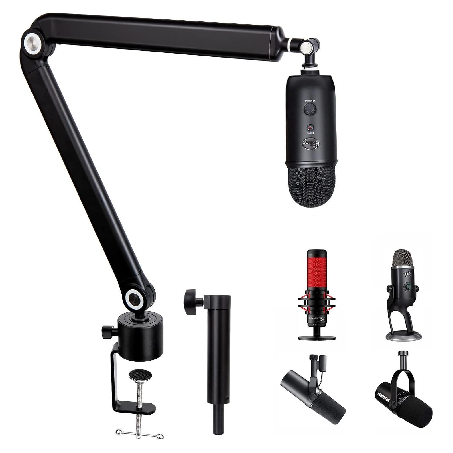 Brazo de Micrófono SUNMON para Blue Yeti y HyperX QuadCast