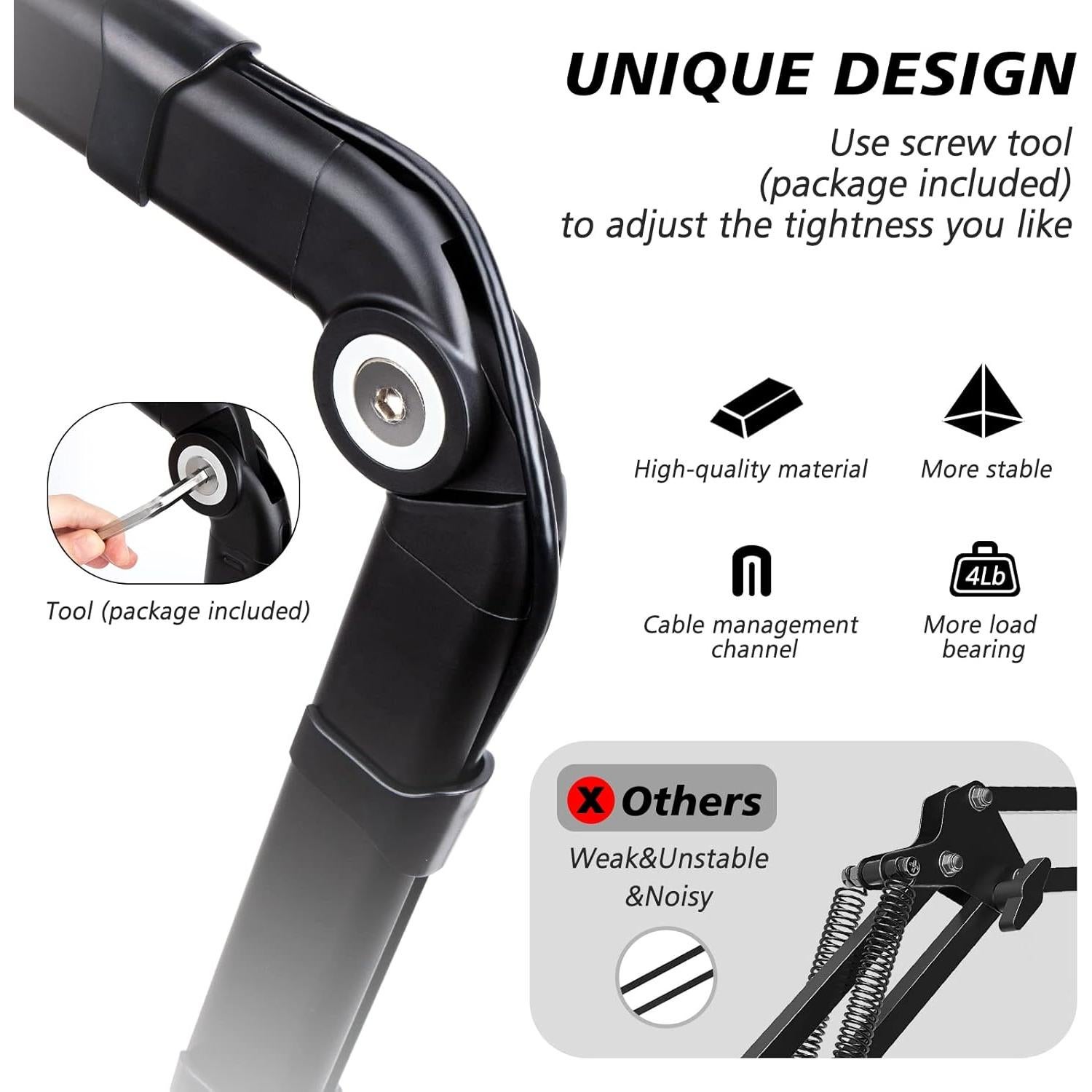 Brazo de Micrófono SUNMON para Blue Yeti y HyperX QuadCast