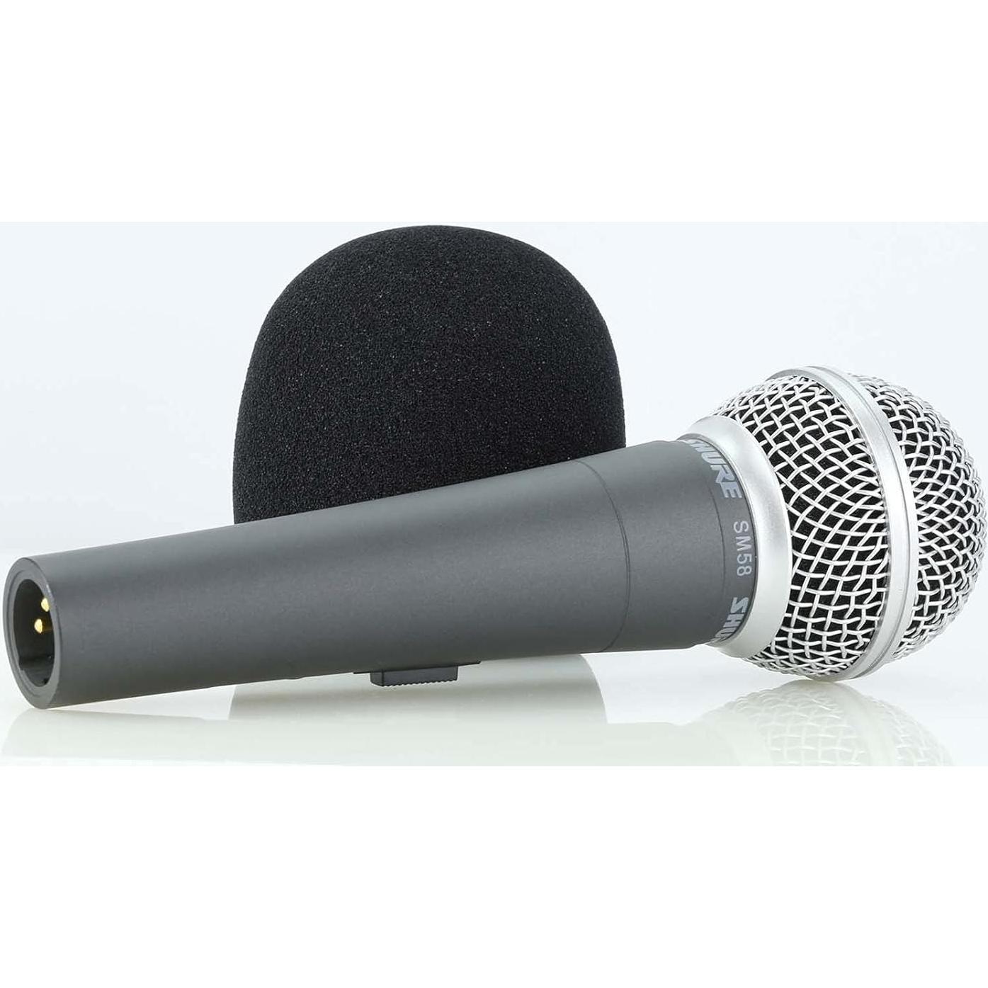 Funda de Espuma LEFXMOPHY SM58 Negra 3-Pack para Micrófono