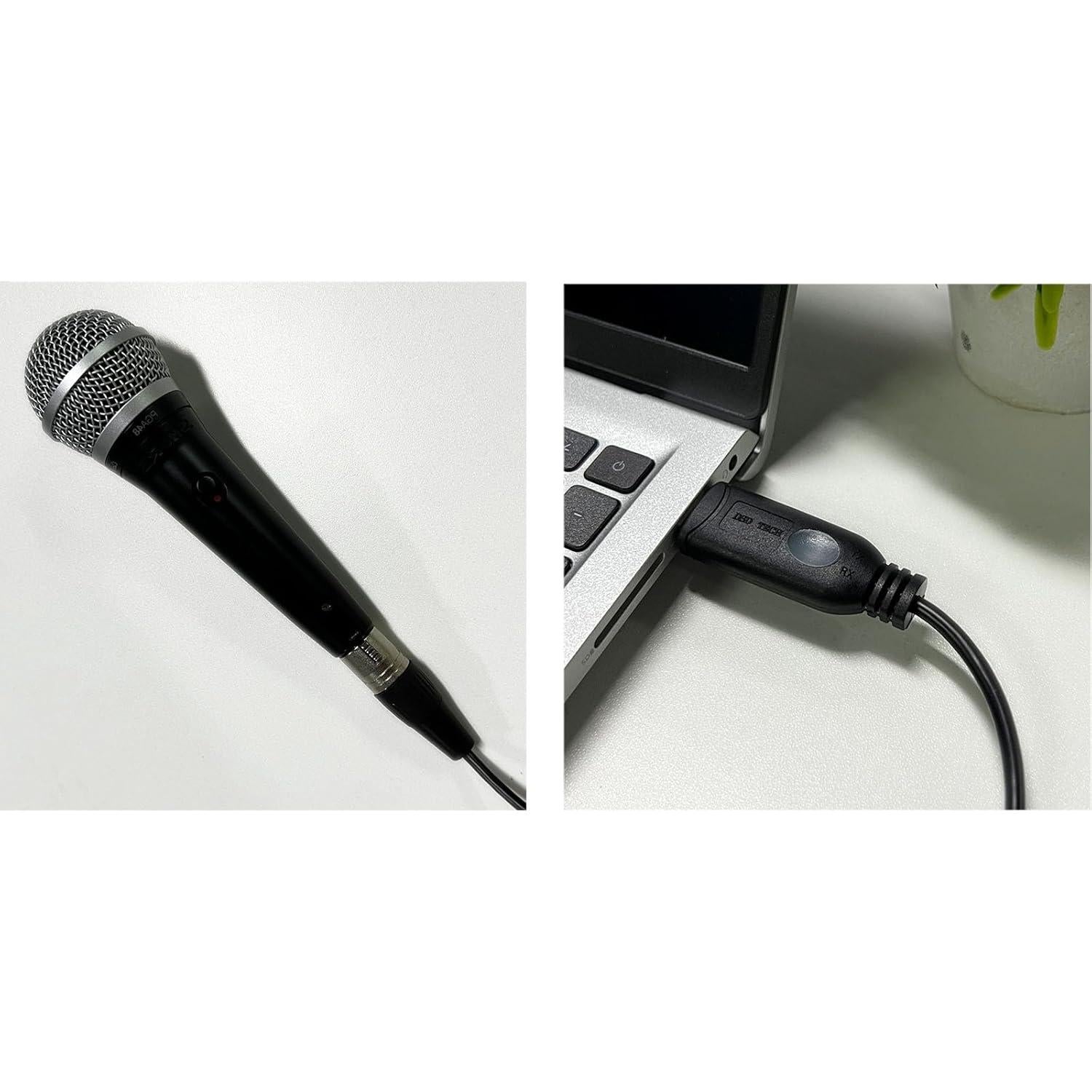 Cable USB a XLR DSD TECH SH-AU20A para Micrófonos Dinámicos 1.8m