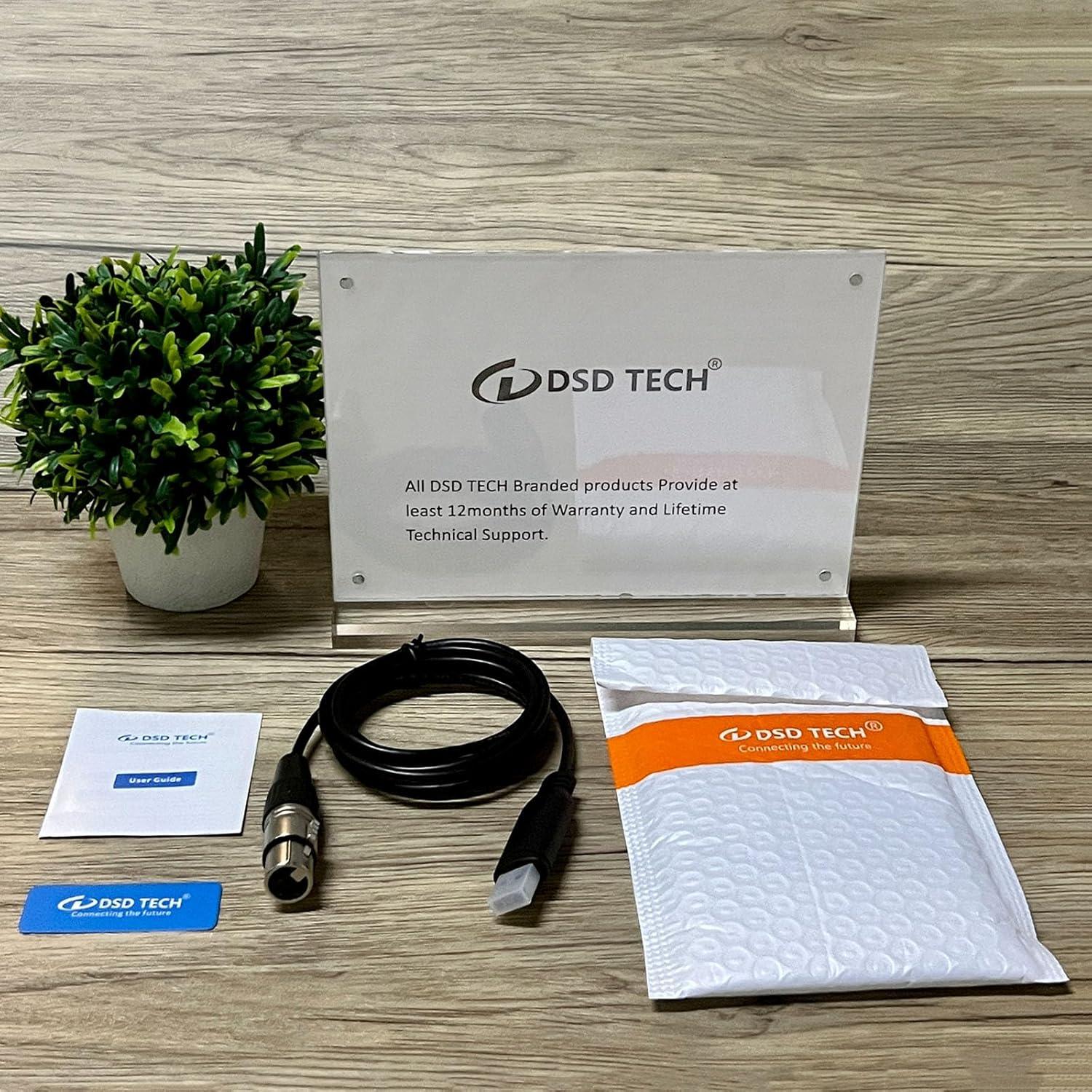 Cable USB a XLR DSD TECH SH-AU20A para Micrófonos Dinámicos 1.8m