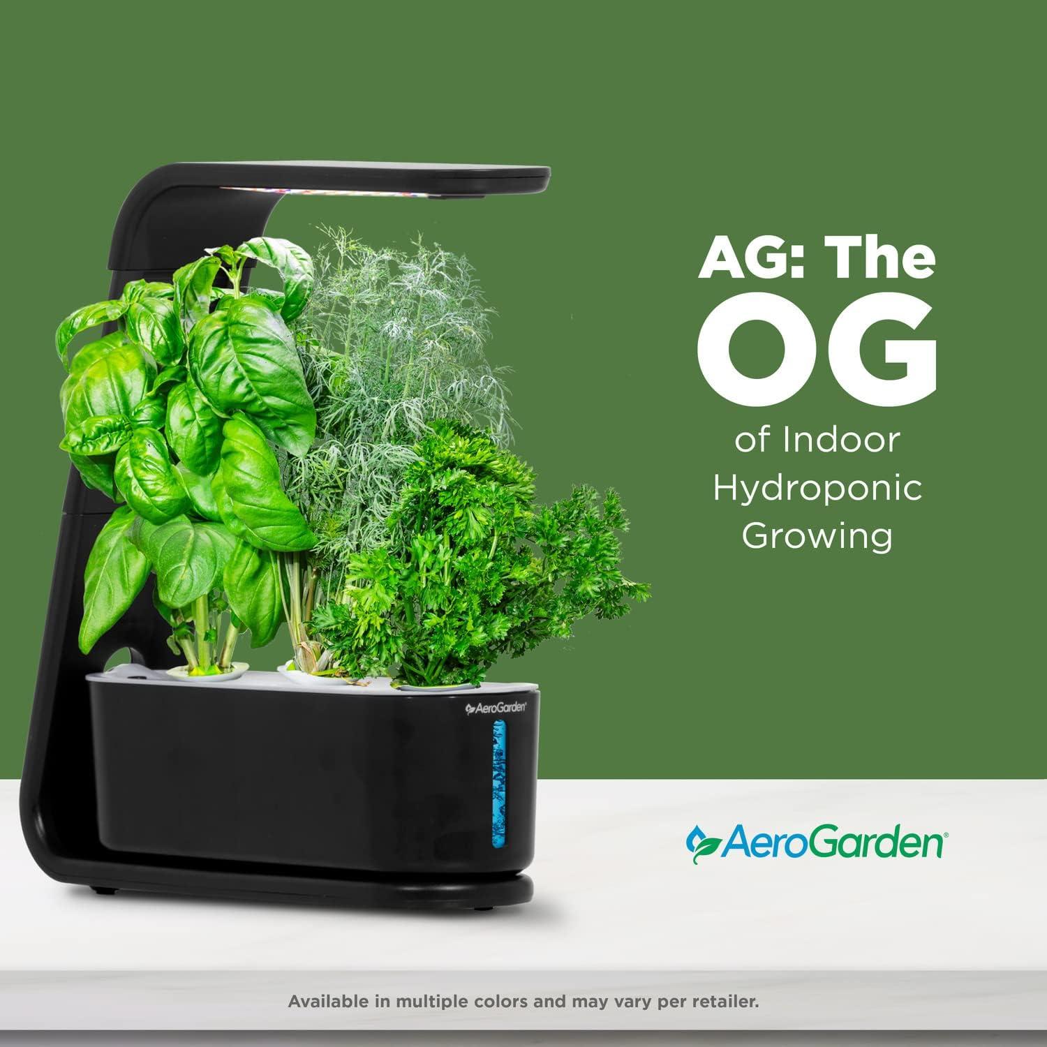 AeroGarden Sprout - Jardín Interior LED 10W, Negro