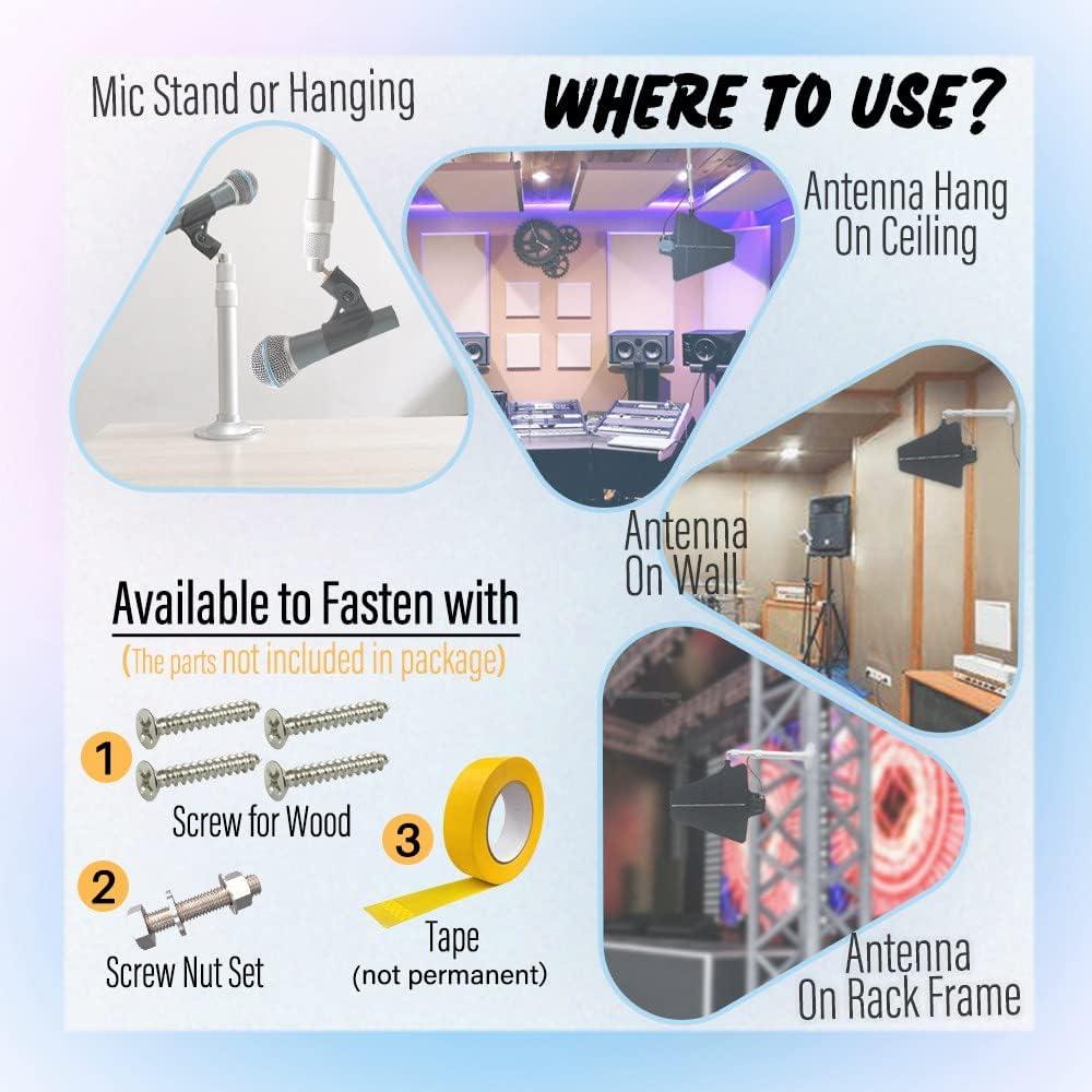 Soporte de Pared para Antena Inalámbrica RhymKawa RK874 - Set de 2