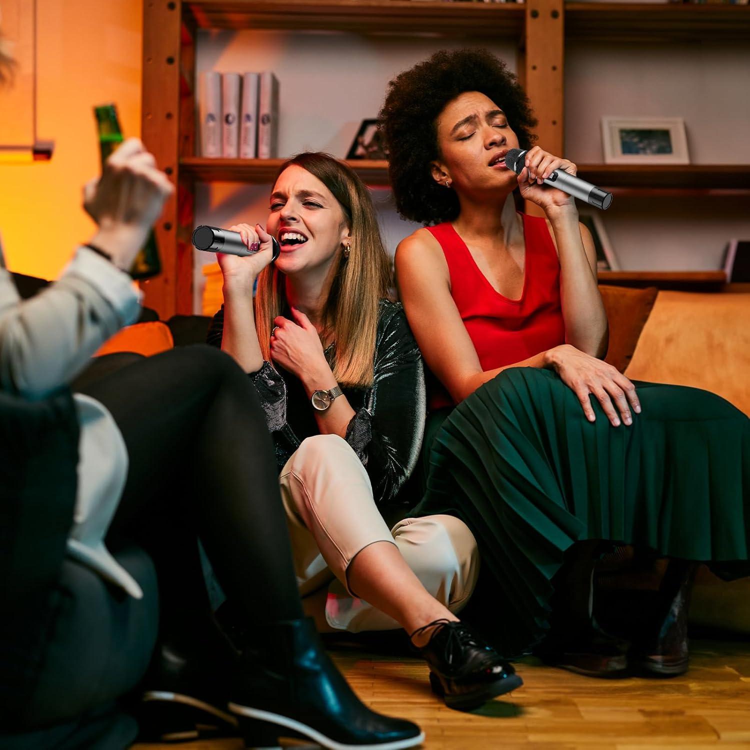 Micrófono Inalámbrico TONOR TW-820, Doble UHF Profesional 60m