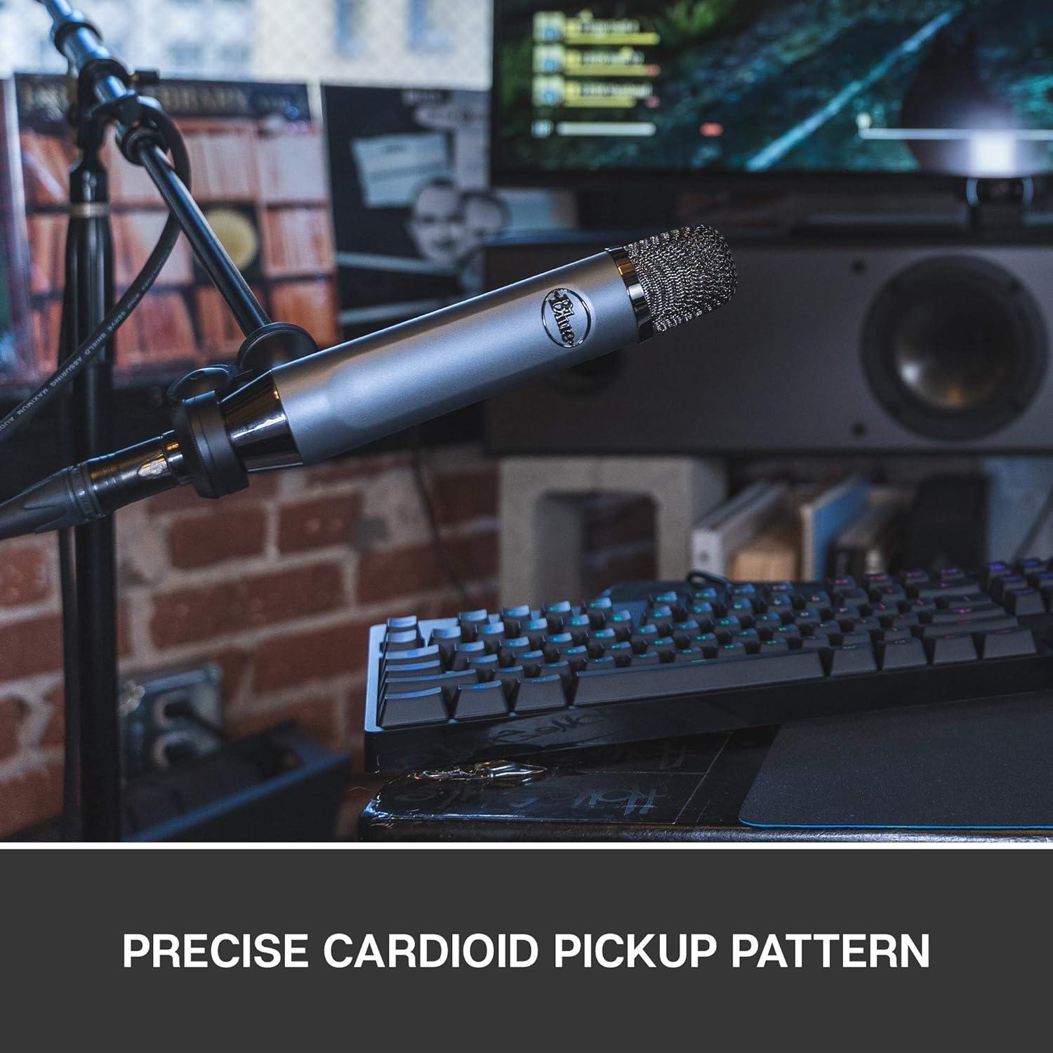 Micrófono de condensador Blue Ember XLR cardioide 380g