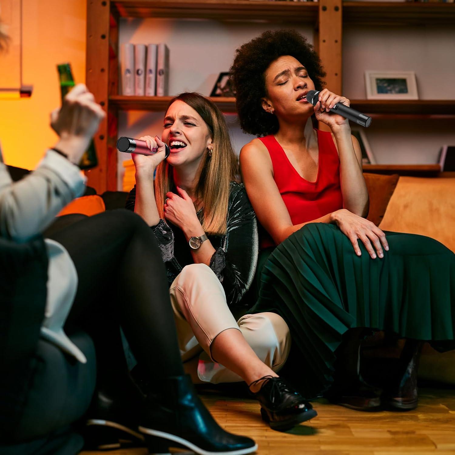 Micrófono Inalámbrico Profesional TONOR TW820, 2 Micrófonos, 60m