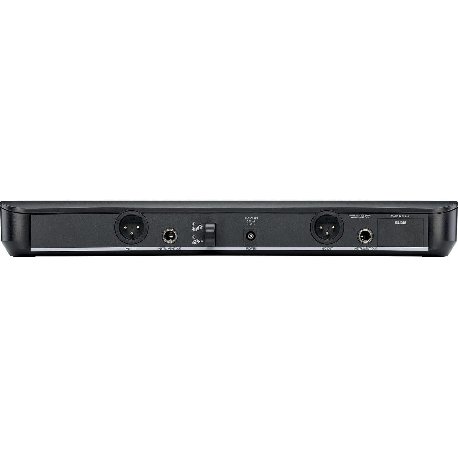 Sistema de micrófono inalámbrico Shure BLX188/CVL - 14h batería, 100m alcance