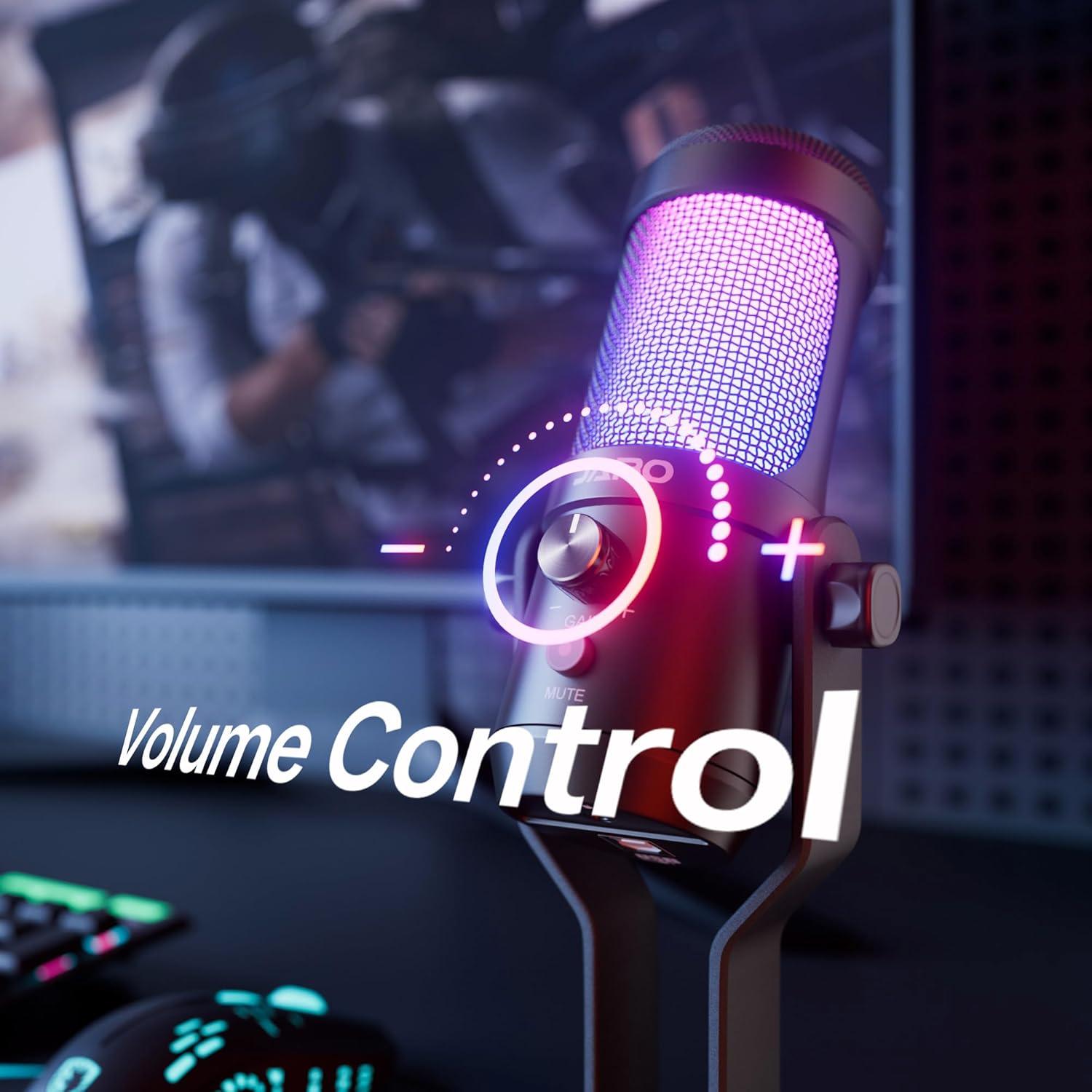 Micrófono de Condensador JARO J100-CS Cardioide USB 192kHz