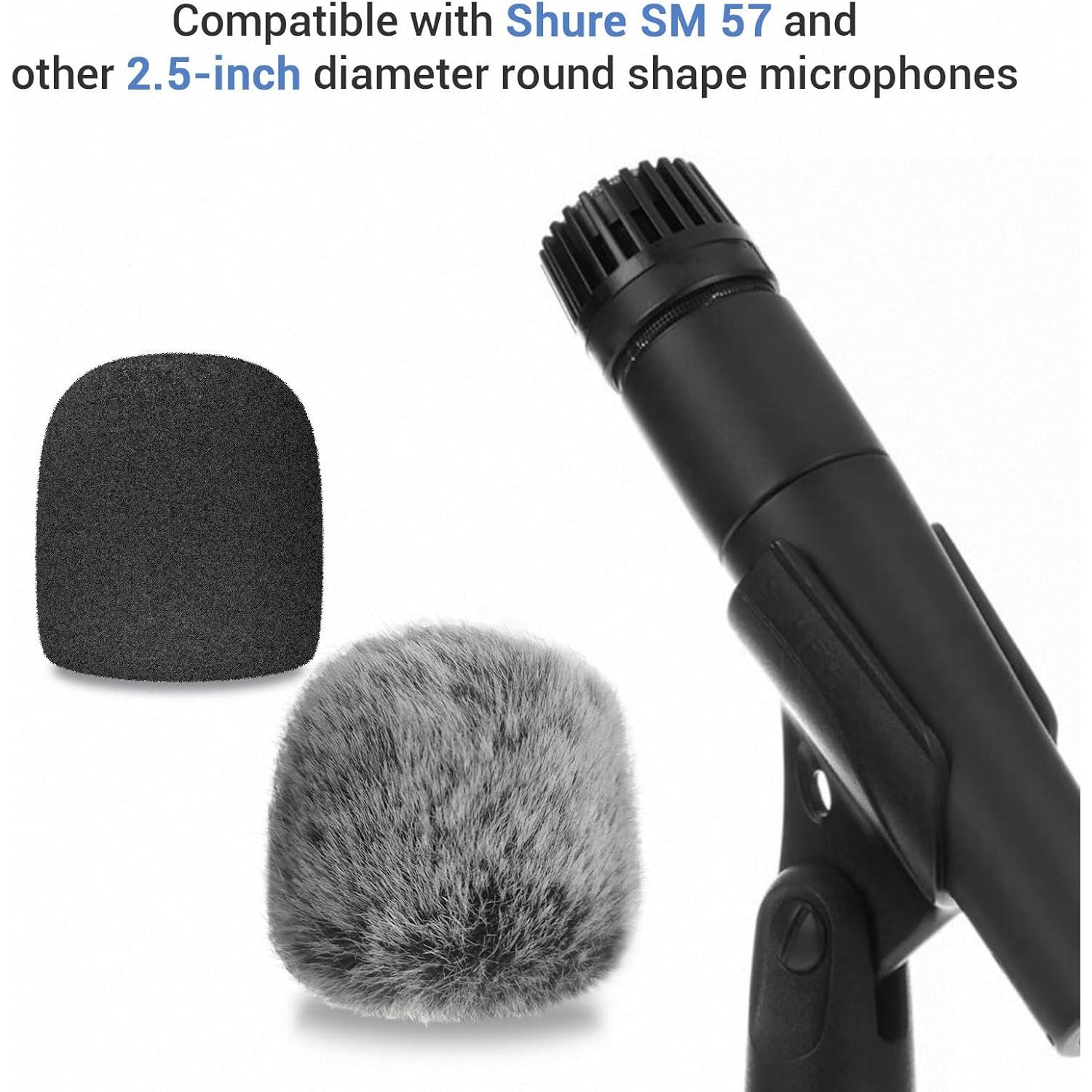 Paquete Cubilux de Cubierta de Espuma y Gato Muerto para Micrófono Shure SM57