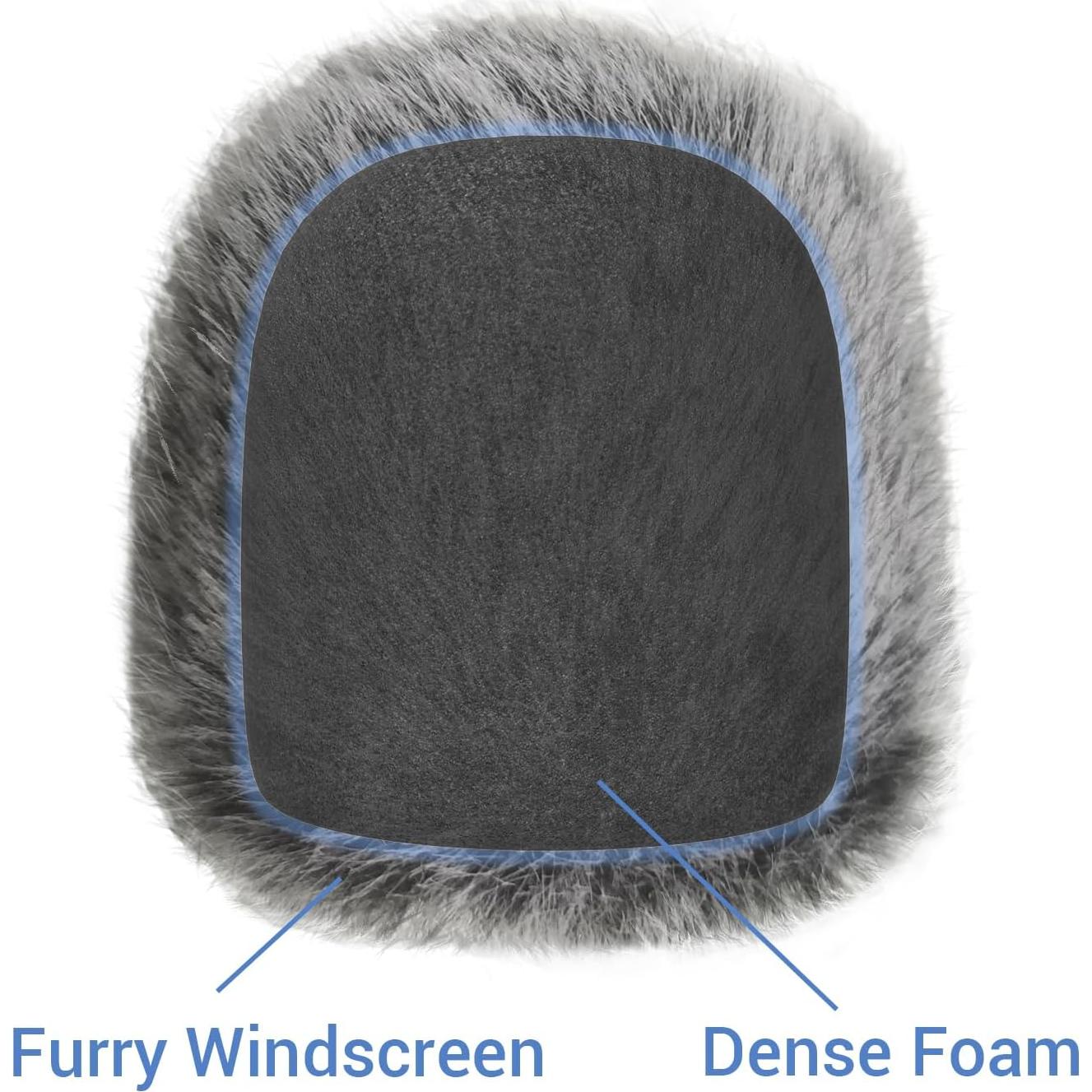 Paquete Cubilux de Cubierta de Espuma y Gato Muerto para Micrófono Shure SM57