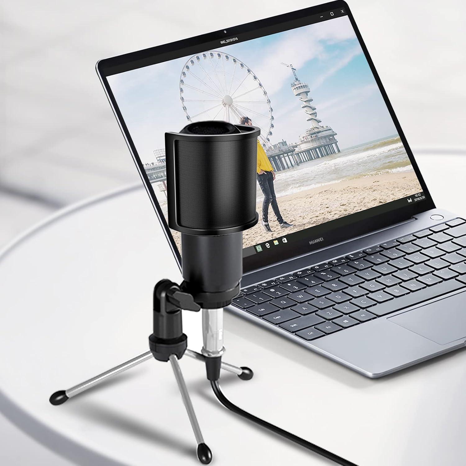 Filtro Pop PEMOTech 3 Capas para Micrófono 45-61 mm