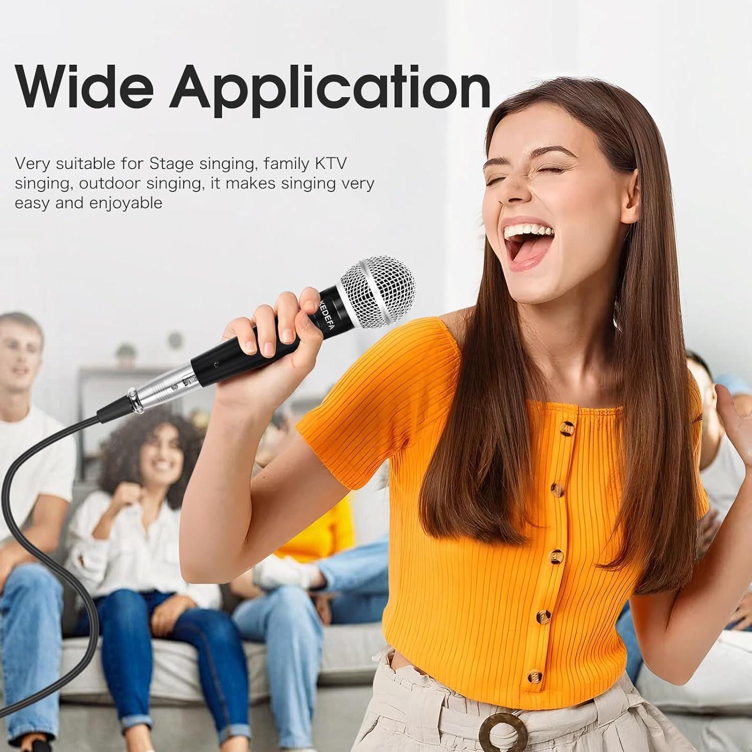 Micrófono de Karaoke de Mano KEDEFA KM88 Super Cardioide