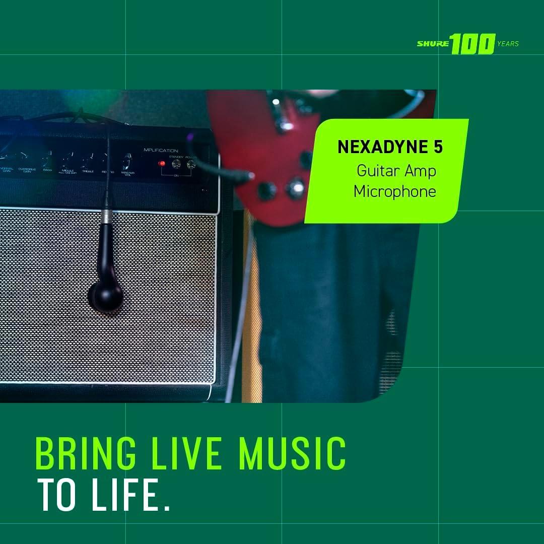 Micrófono dinámico supercardioide Shure Nexadyne 5 para guitarra