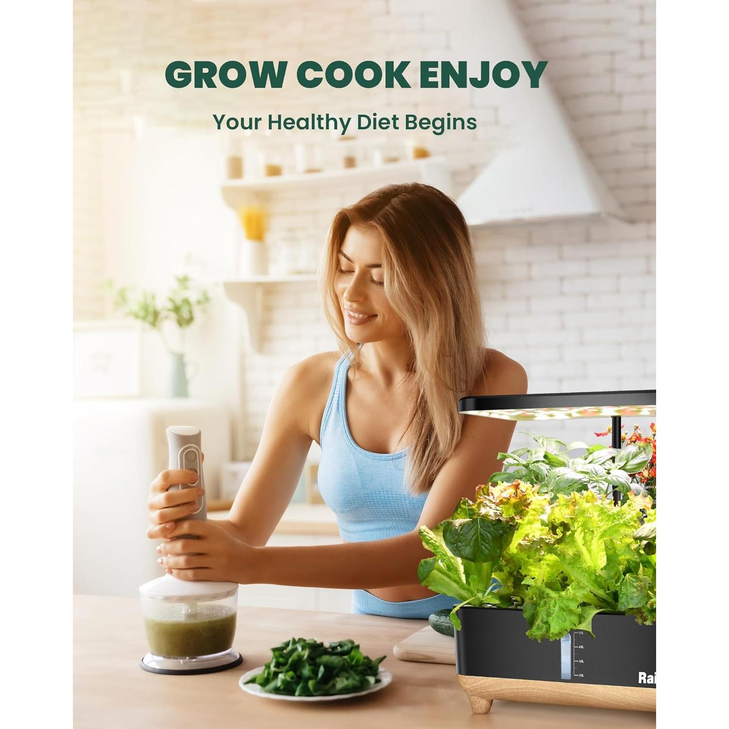 Cultivador Hidropónico RAINPOINT 13 Cápsulas 5L Interior